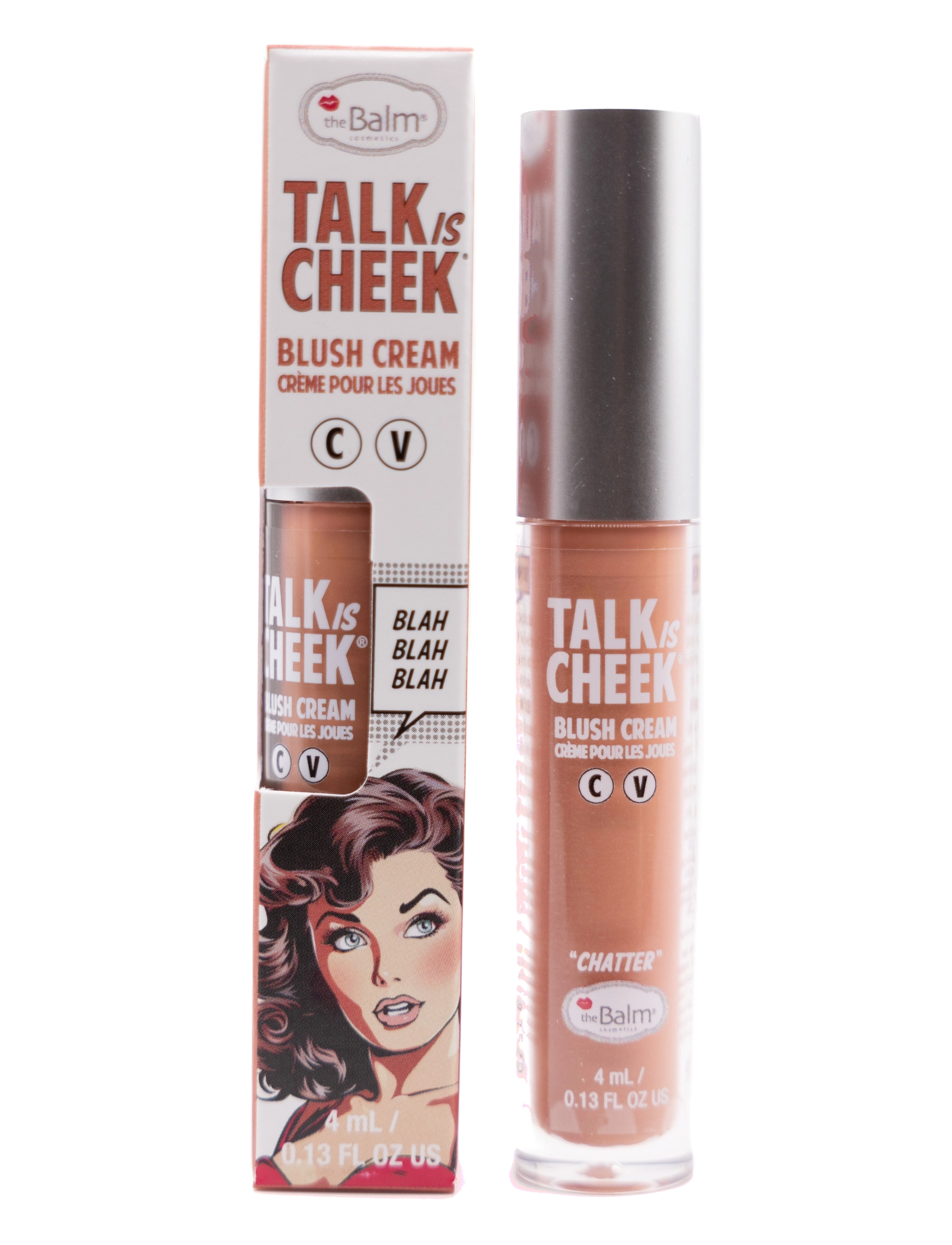 The Balm - Talk is Cheek Cream Blush Chatter - makeup - brown - 1