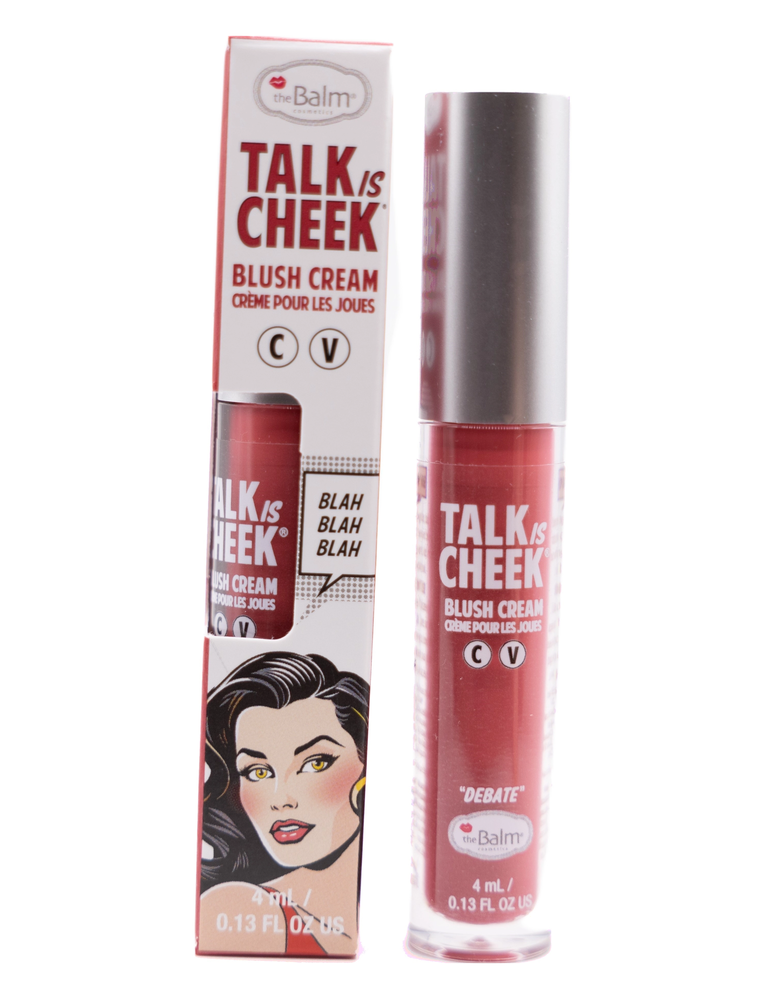 The Balm Talk is Cheek Cream Blush Debate - The Balm - RED / red