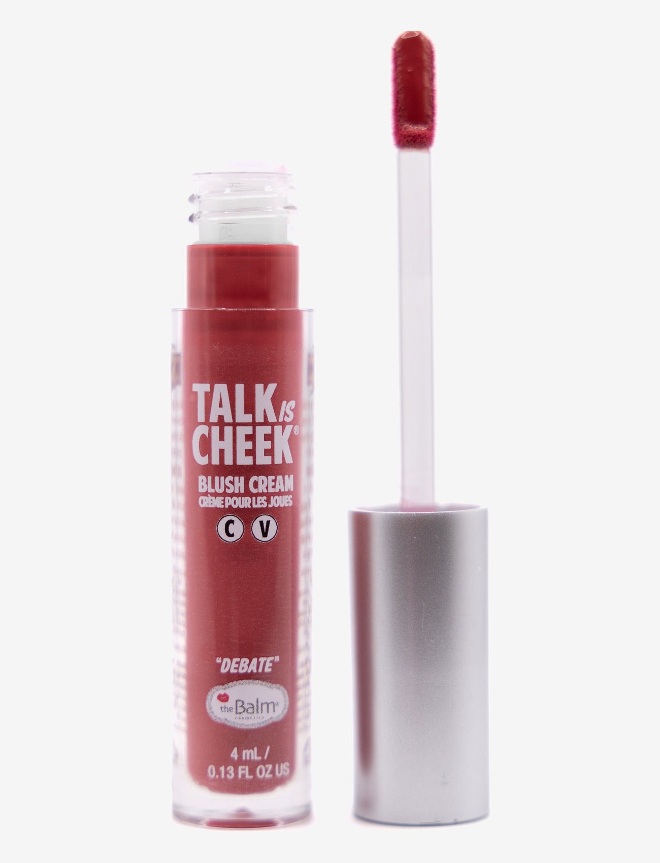 The Balm - Talk is Cheek Cream Blush Debate - makeup - red - 1