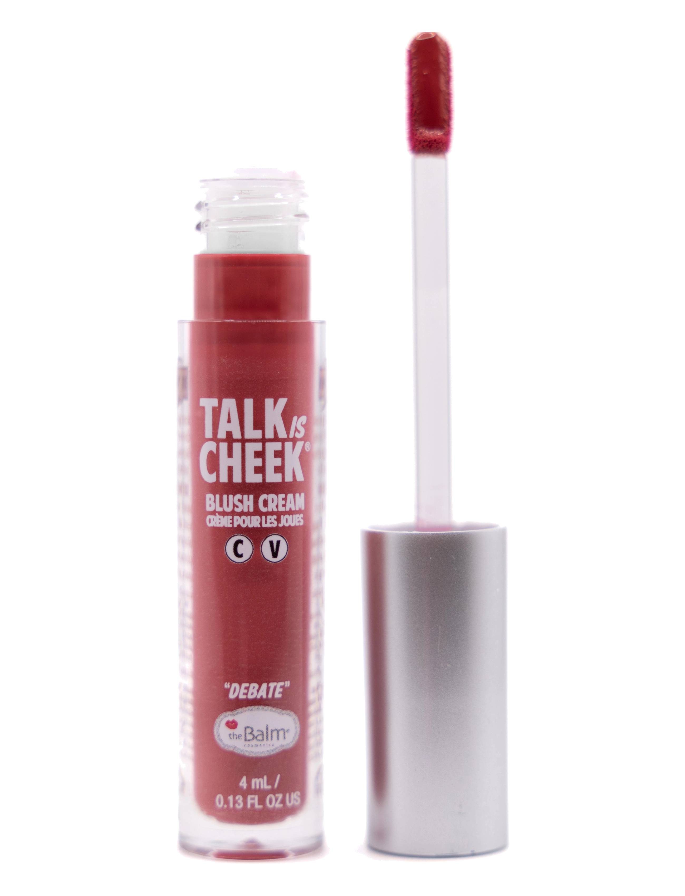 The Balm - Talk is Cheek Cream Blush Debate - makeup - red - 1