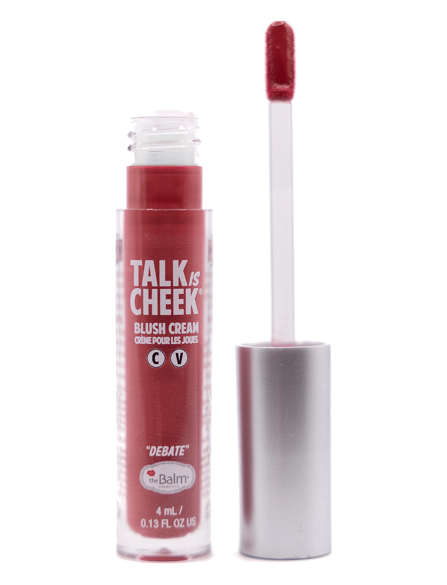 The Balm - Talk is Cheek Cream Blush Debate - makeup - red - 1