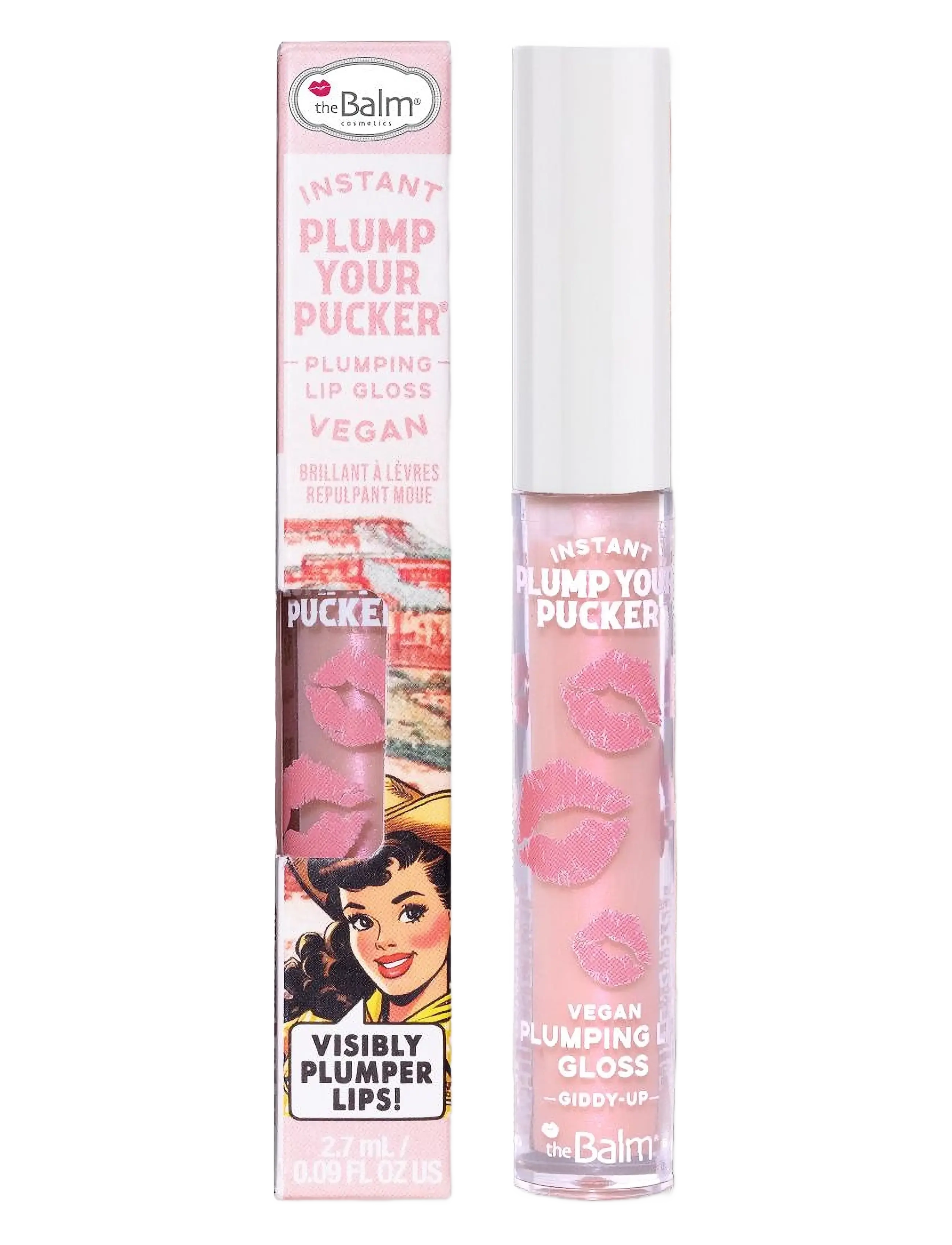 The Balm Instant Plump Your Pucker- Giddy-Up, Plumper & Filler, Pink, Str: 2.7 ML