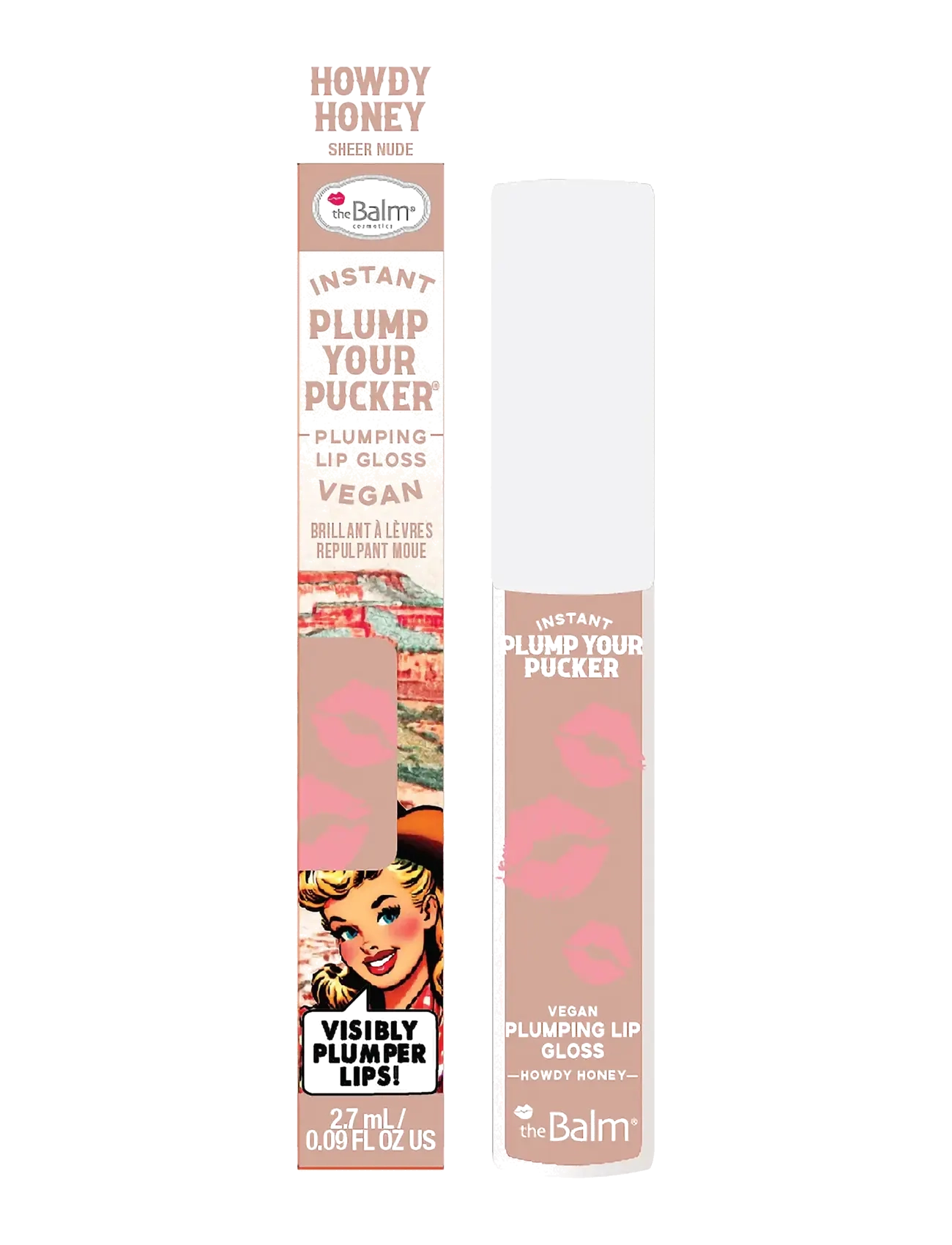 The Balm Instant Plump Your Pucker- Howdy Honey, 2.7 ml, Læber > Plumpers & Fillers, Dame
