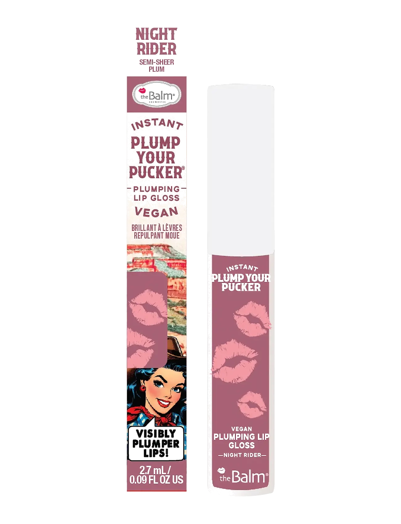 The Balm Instant Plump Your Pucker- Night Rider, 2.7 ml, Purple, Læber > Plumpers & Fillers, Dame