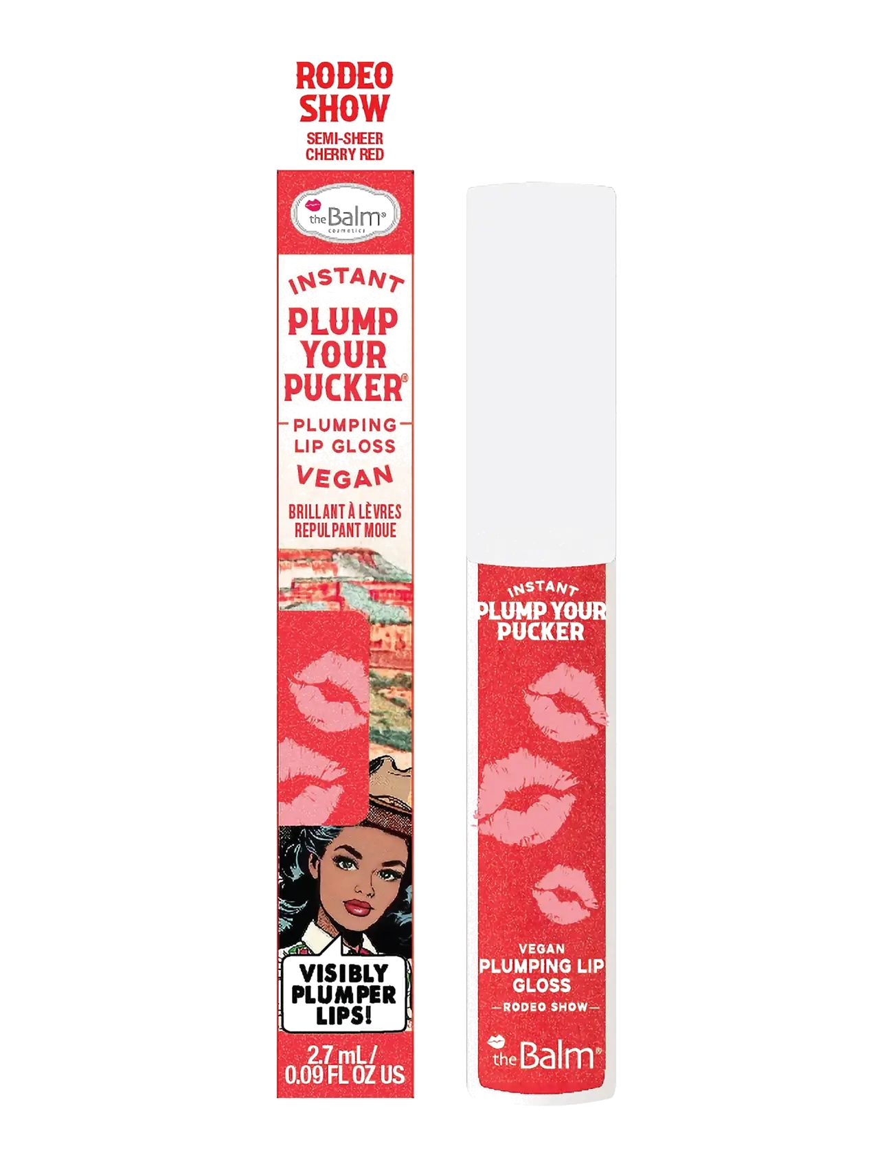 The Balm Instant Plump Your Pucker- Rodeo Show, 2.7 ml, Red, Læber > Plumpers & Fillers, Dame