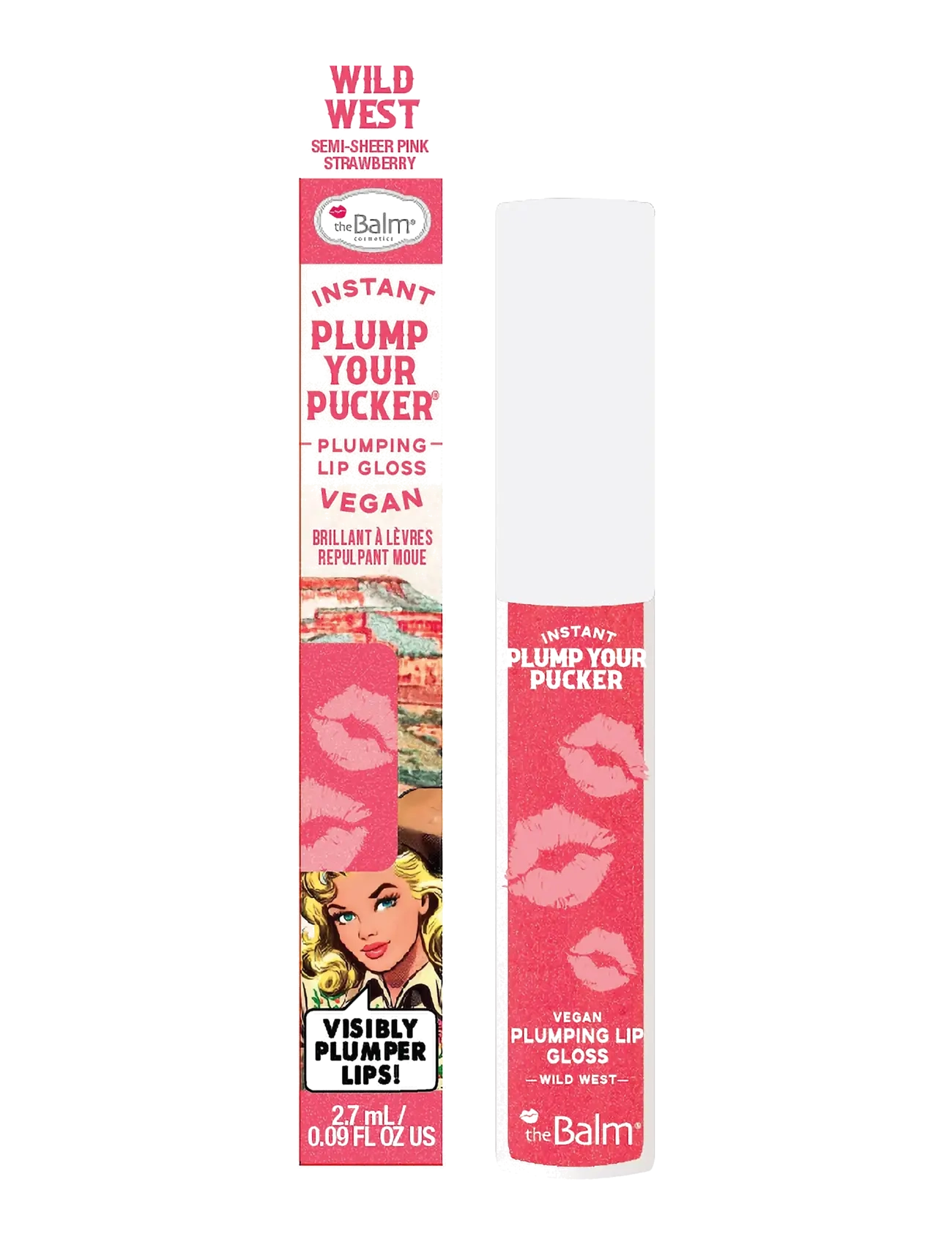 The Balm Instant Plump Your Pucker- Wild West, 2.7 ml, Red, Læber > Plumpers & Fillers, Dame