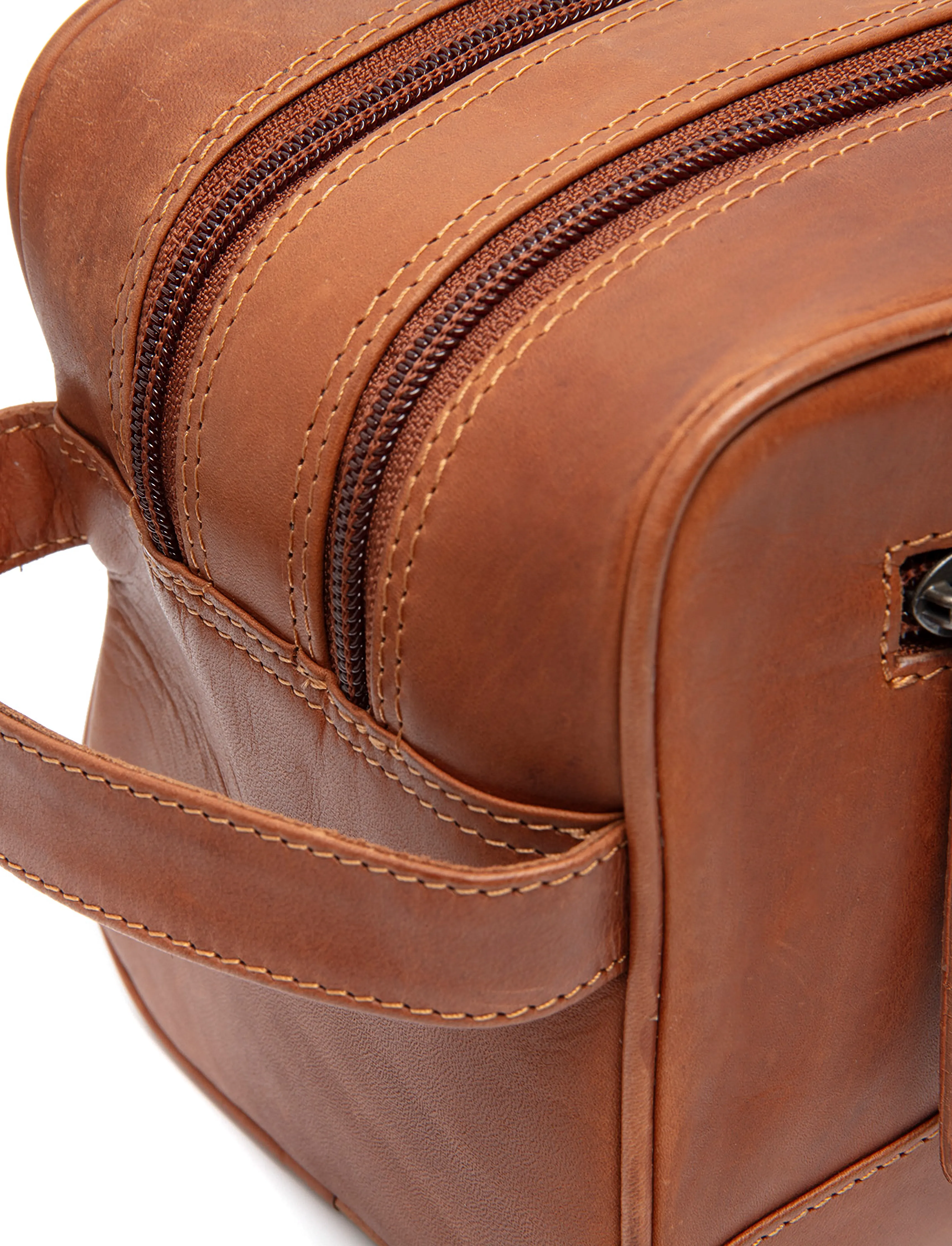 The Chesterfield Brand - Stacey Small Leather Good Black - cognac - 4