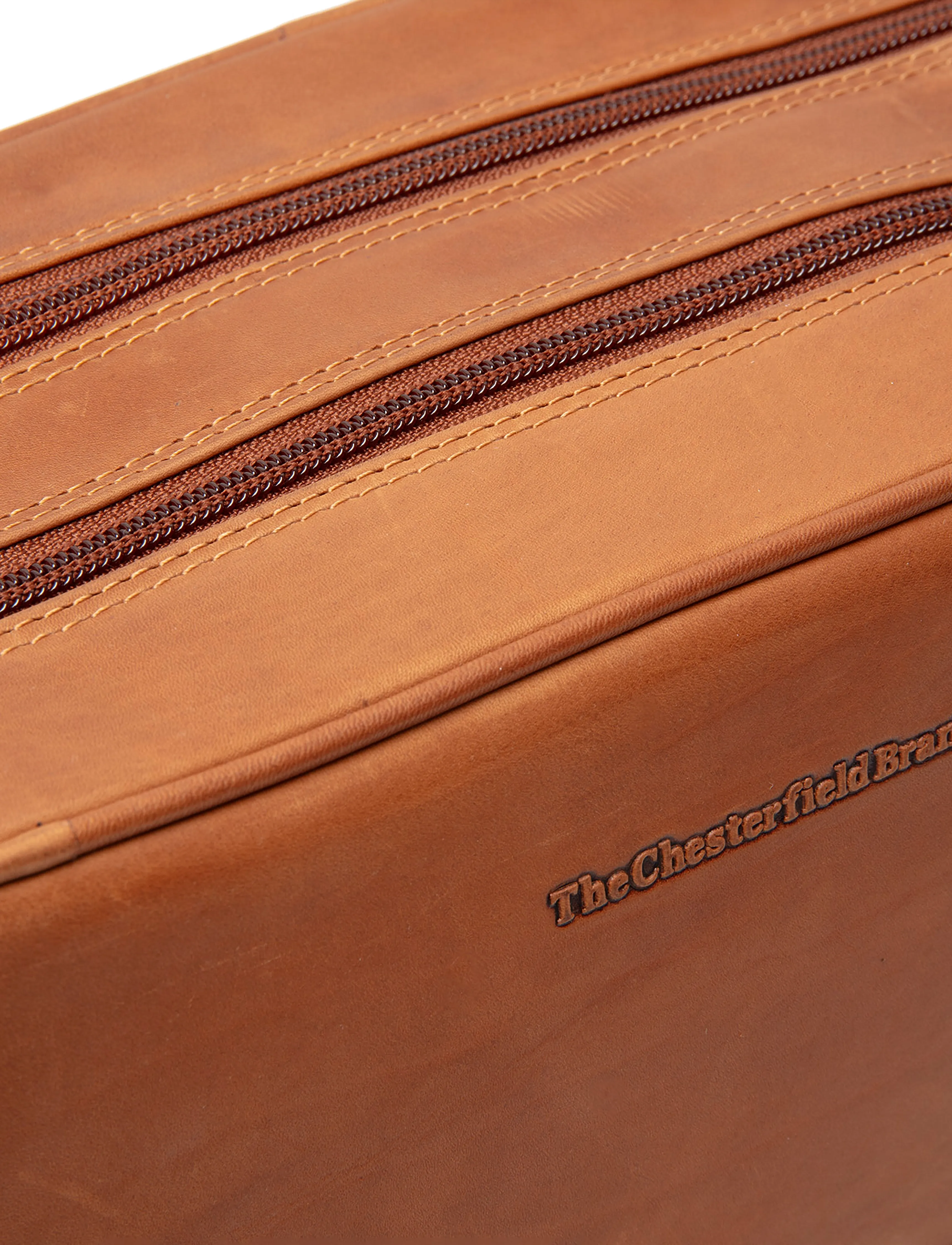 The Chesterfield Brand - Stefan Small Leather Good Black - cognac - 3