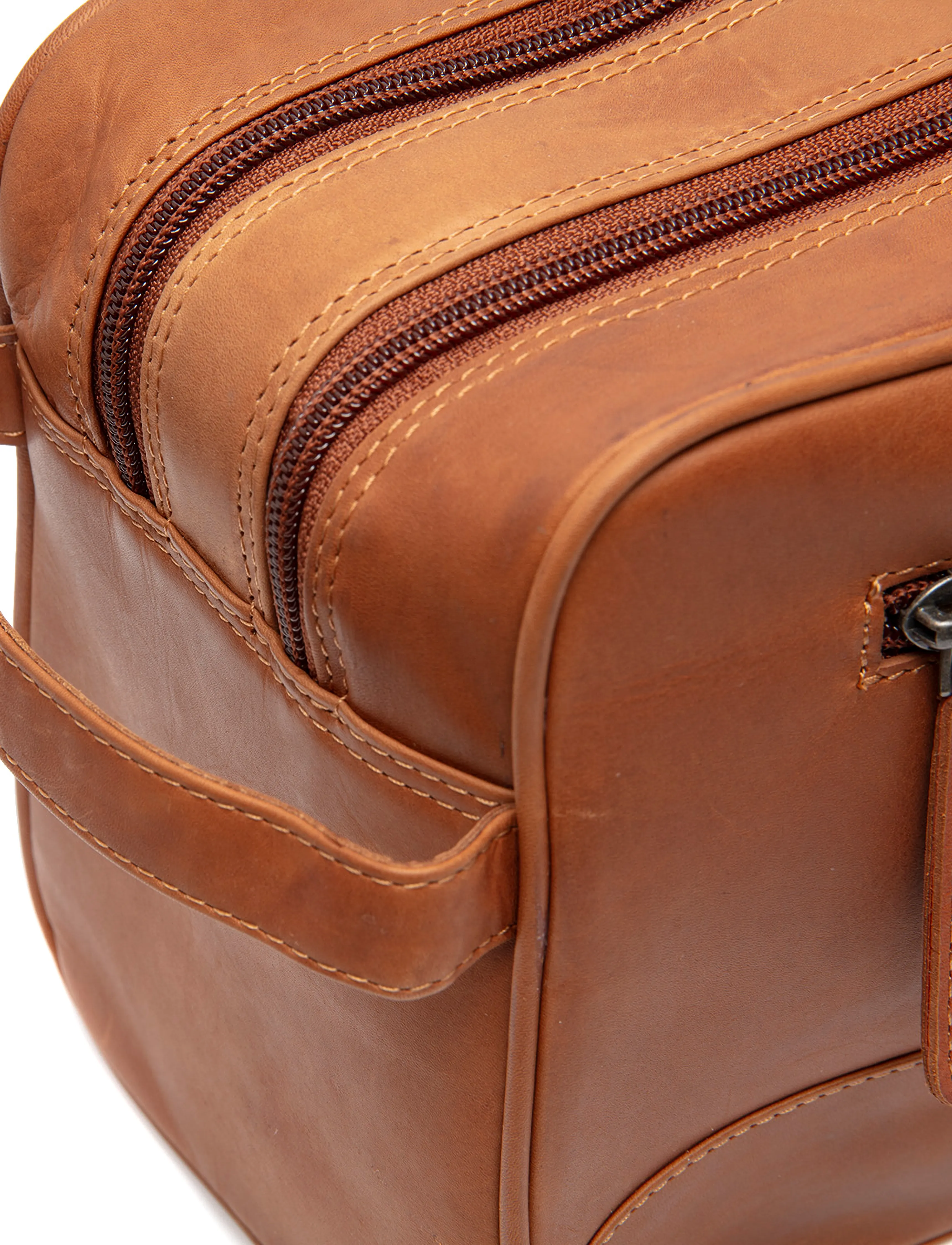 The Chesterfield Brand - Stefan Small Leather Good Black - cognac - 4