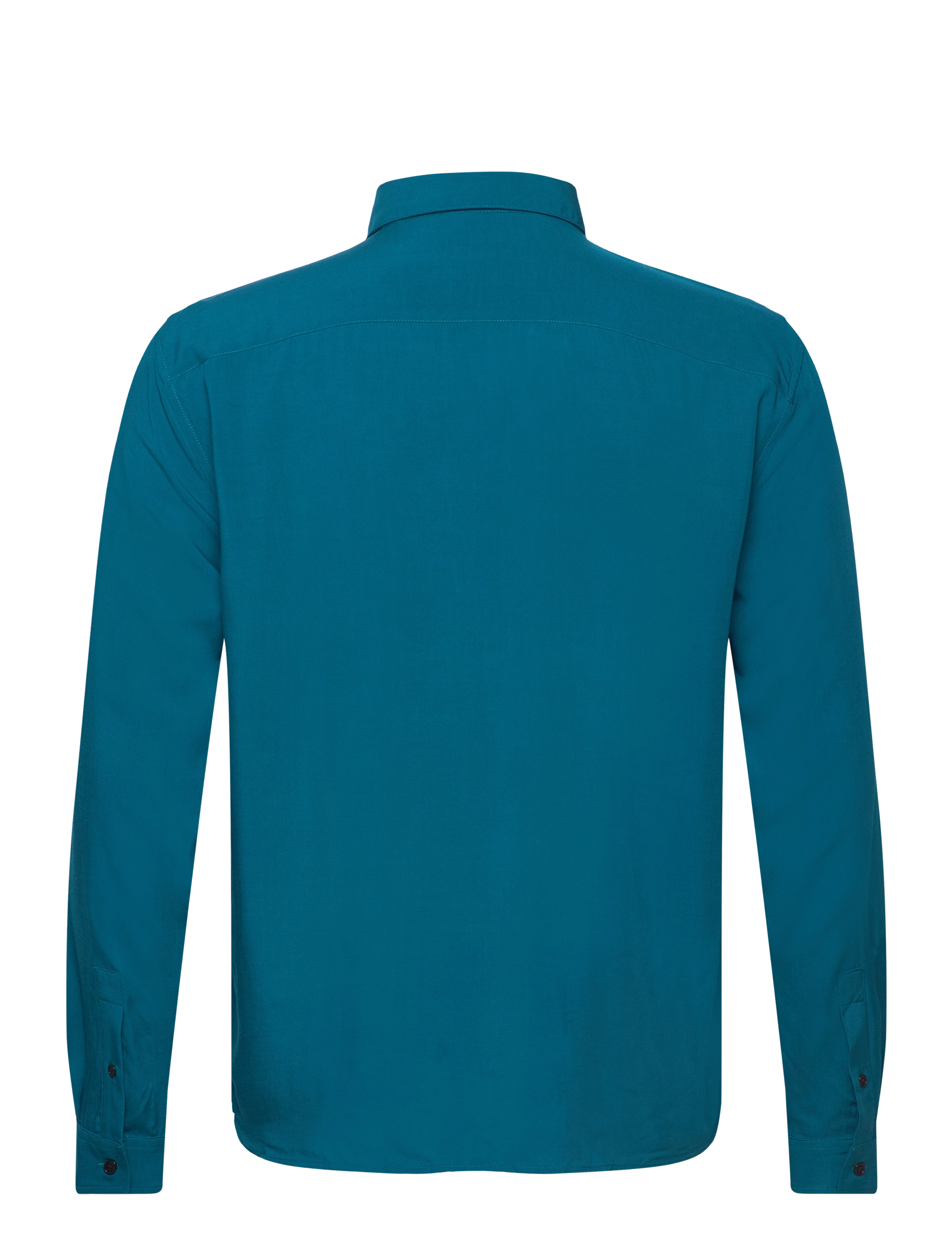 The Kooples - Long-Sleeve Shirt with Classic Collar - casual skjortor - medium blue - 1