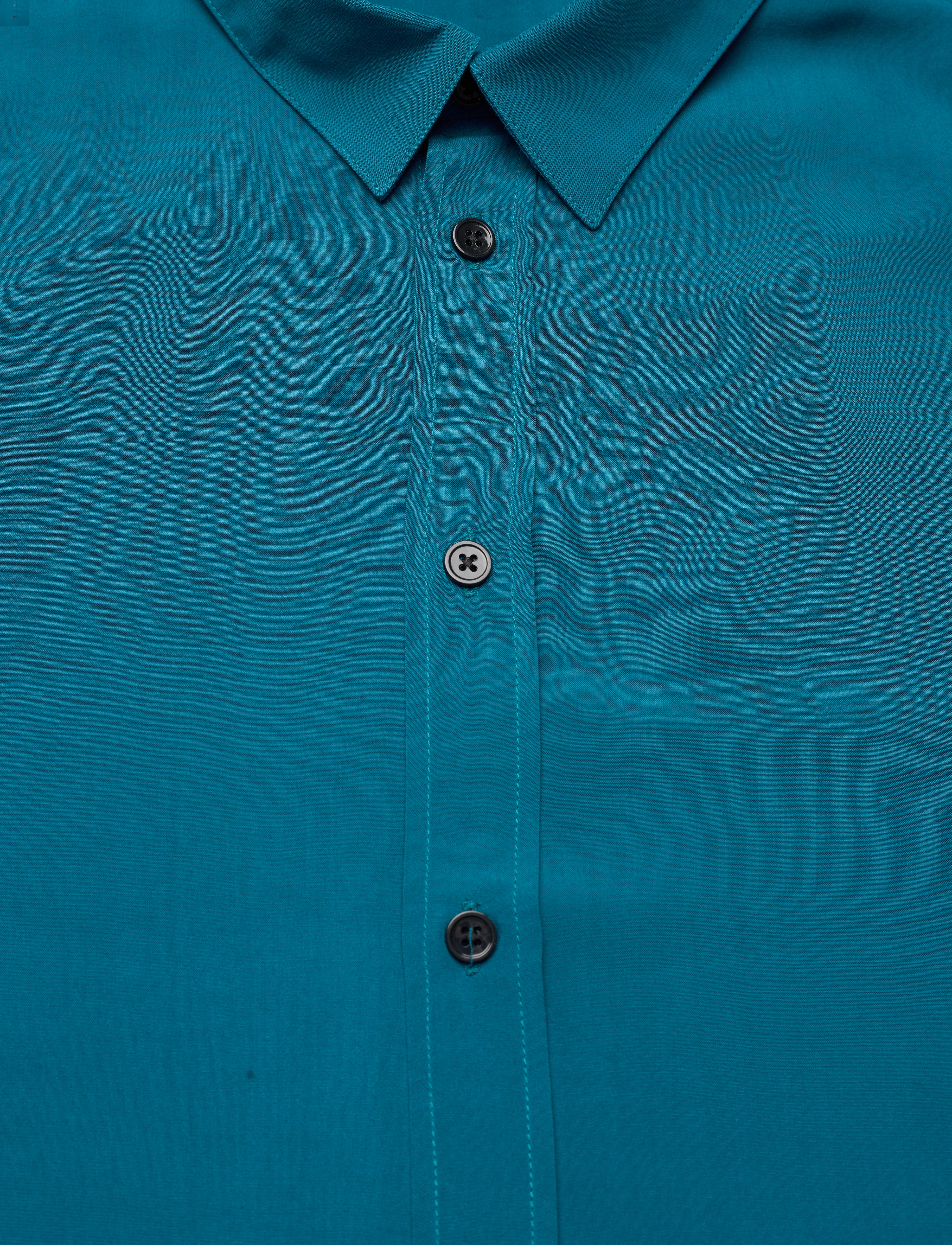 The Kooples - Long-Sleeve Shirt with Classic Collar - casual skjortor - medium blue - 2