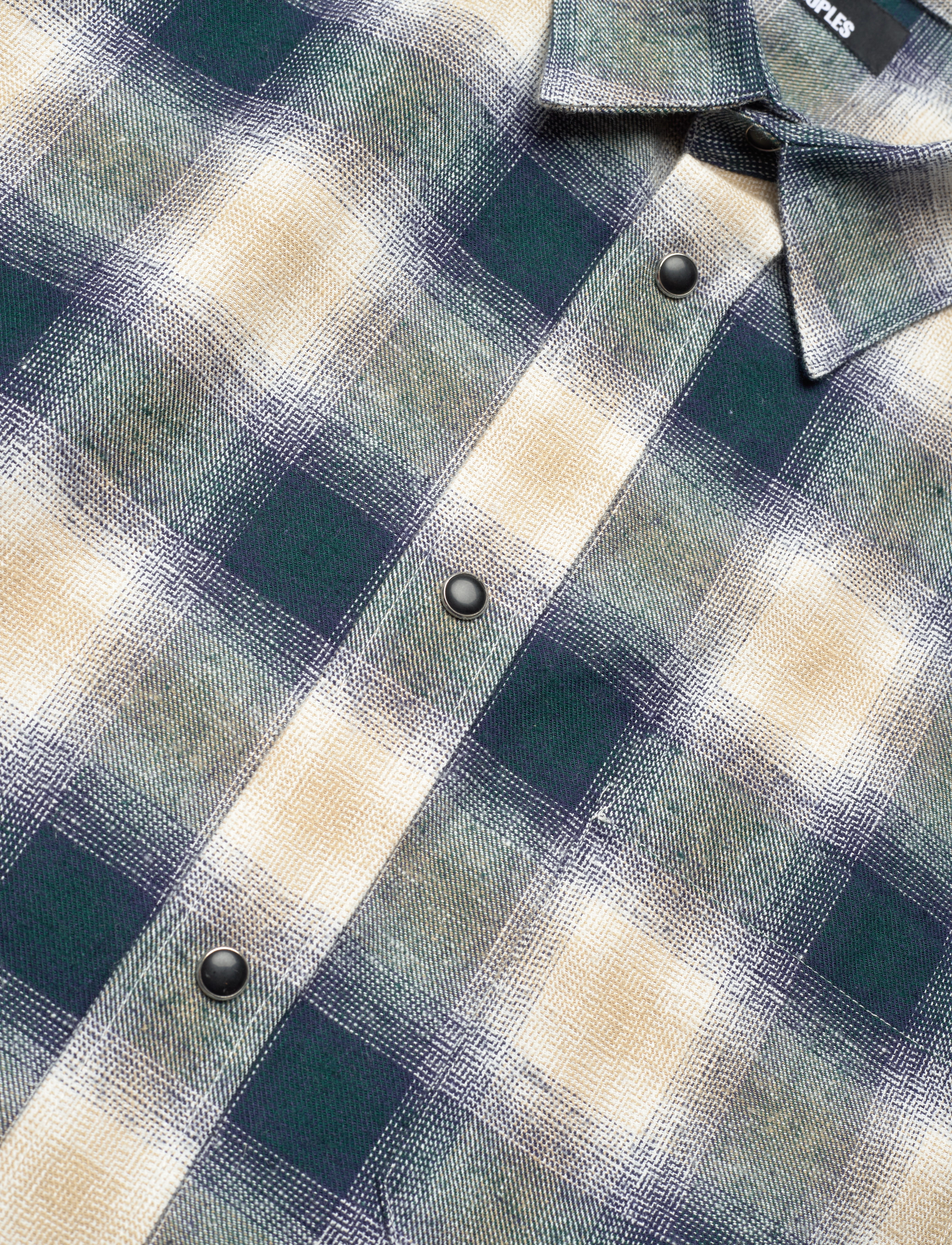 The Kooples - Long-Sleeve Checked Shirt - särgid - green / navy / white - 3