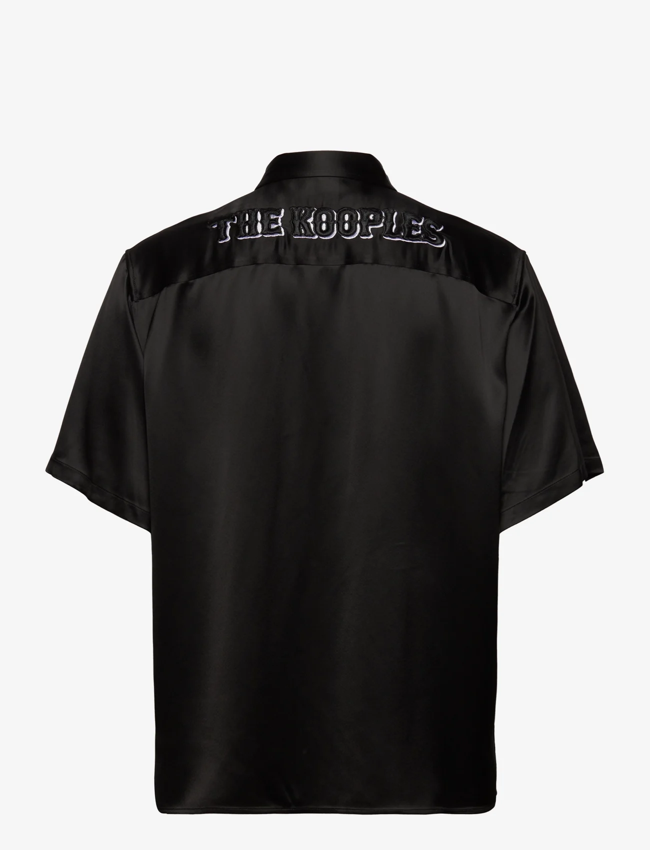 The Kooples - CHEMISE - marškiniai trumpomis rankovėmis - black - 1