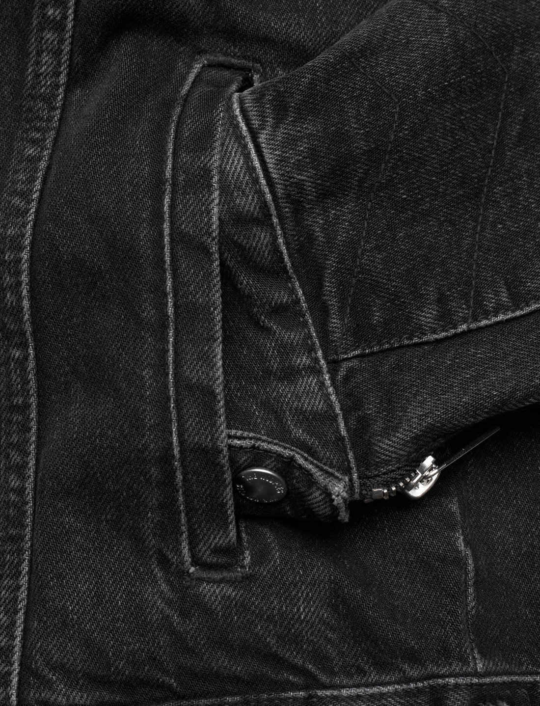 The kooples black denim 2025 jacket