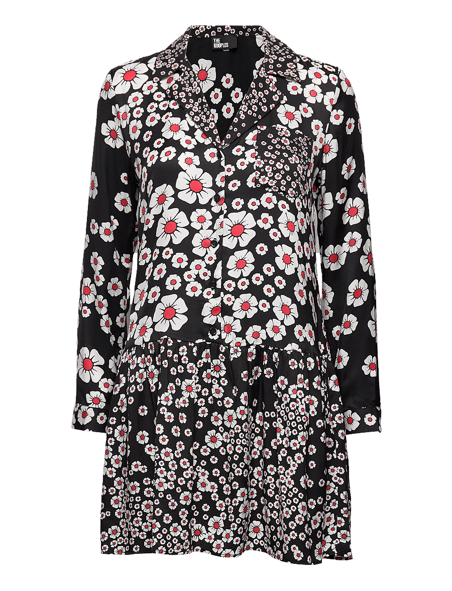 The Kooples - ROBE - paitamekot - black / pink - 1