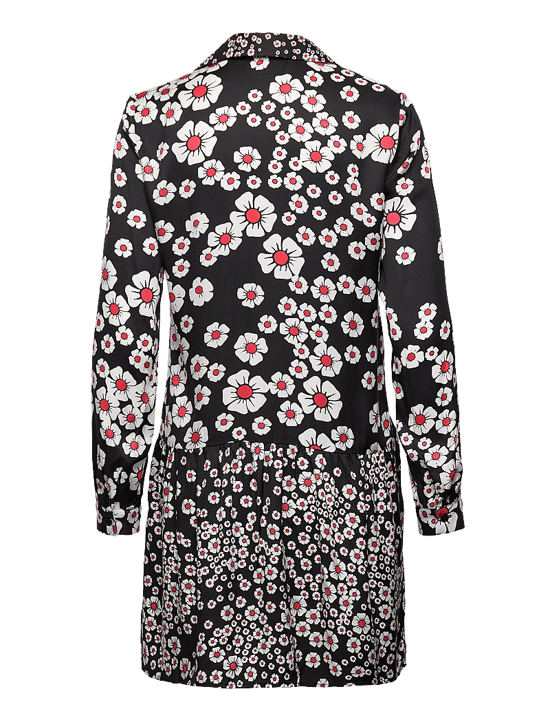 The Kooples - ROBE - shirt dresses - black / pink - 2