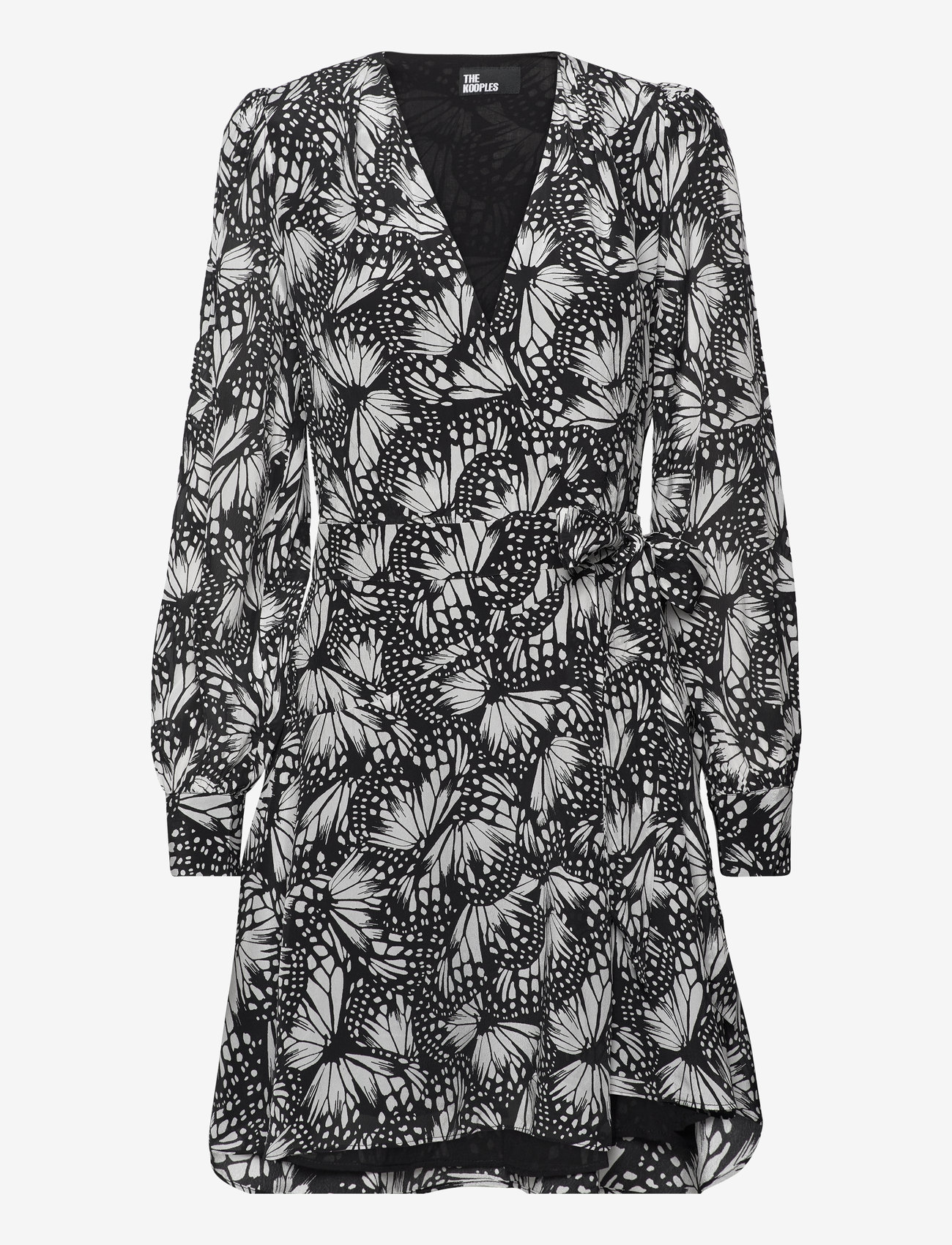 The Kooples - ROBE - hõlmikkleidid - black white - 0