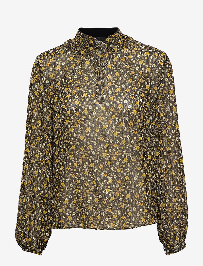 The Kooples - TOP - langärmlige blusen - black-orange - 0