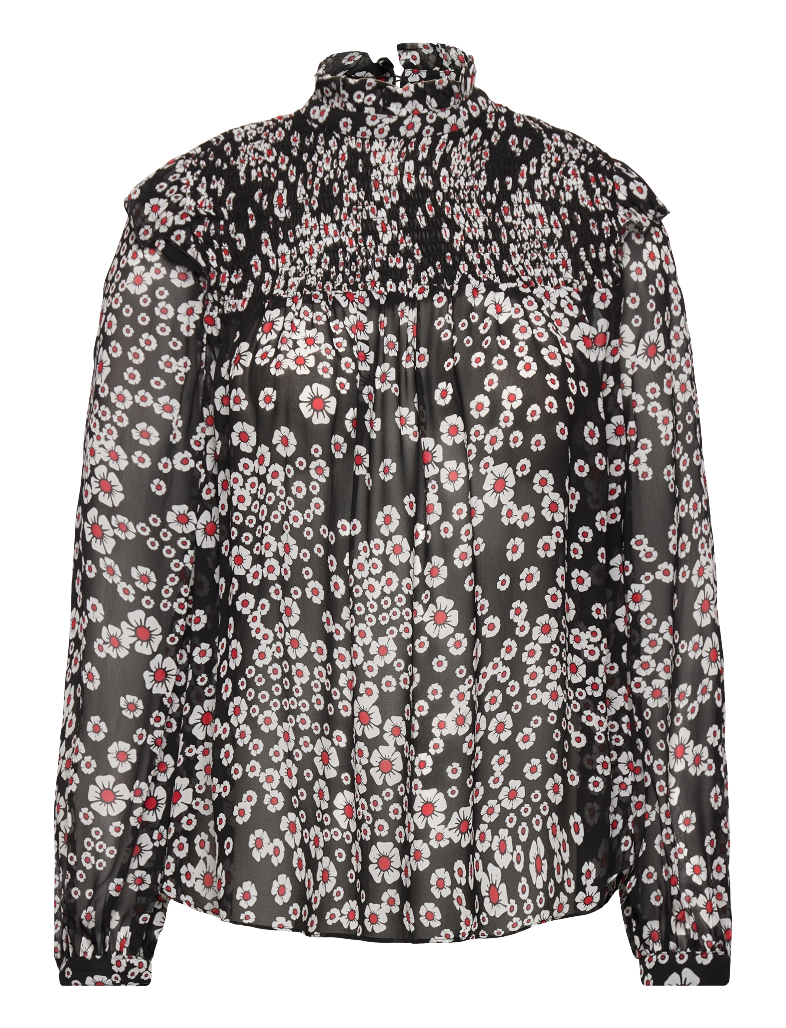 The Kooples - TOP - langærmede bluser - black / pink - 2