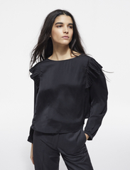 The Kooples - TOP - long-sleeved blouses - black - 2