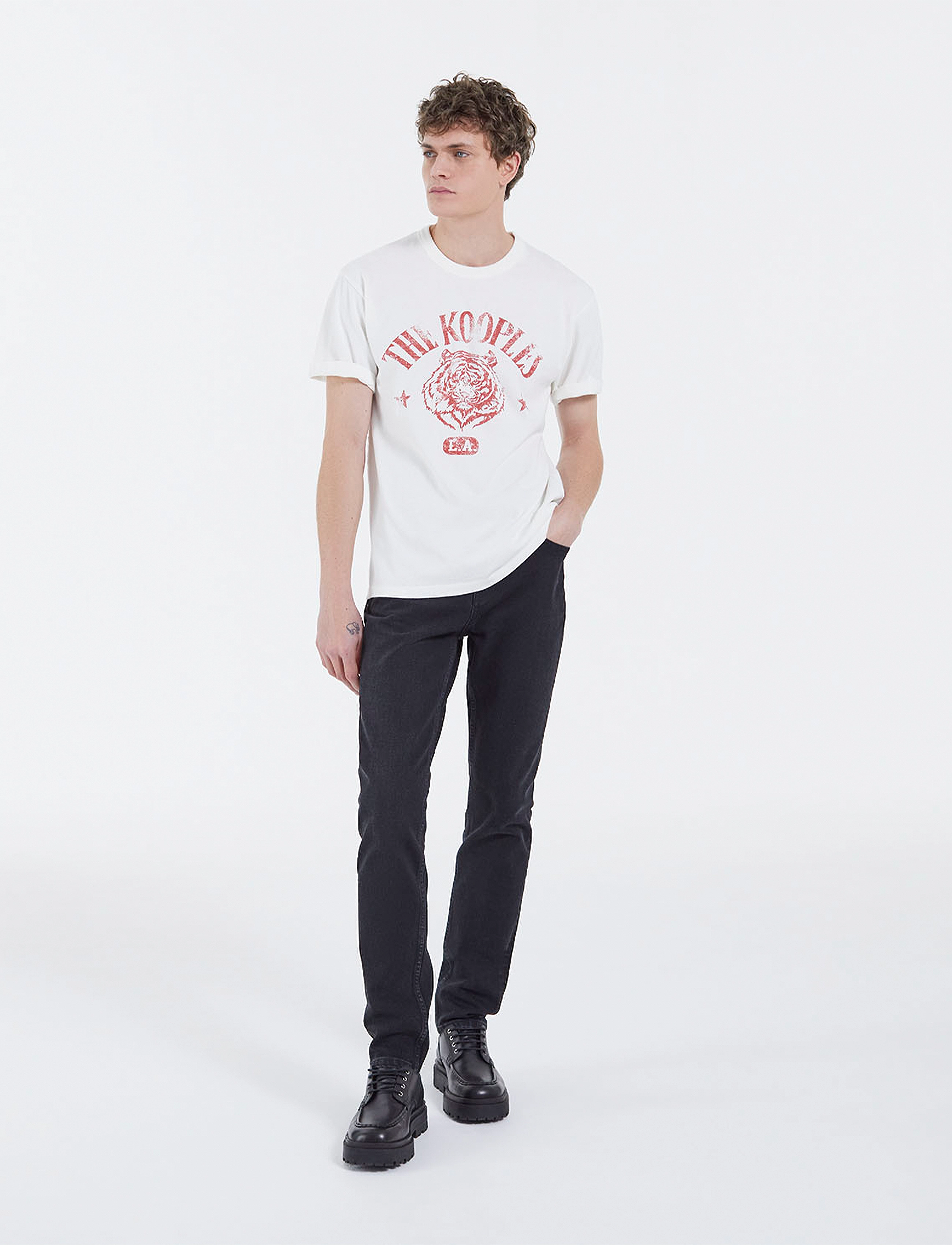 The Kooples - T SHIRT - ecru - 2