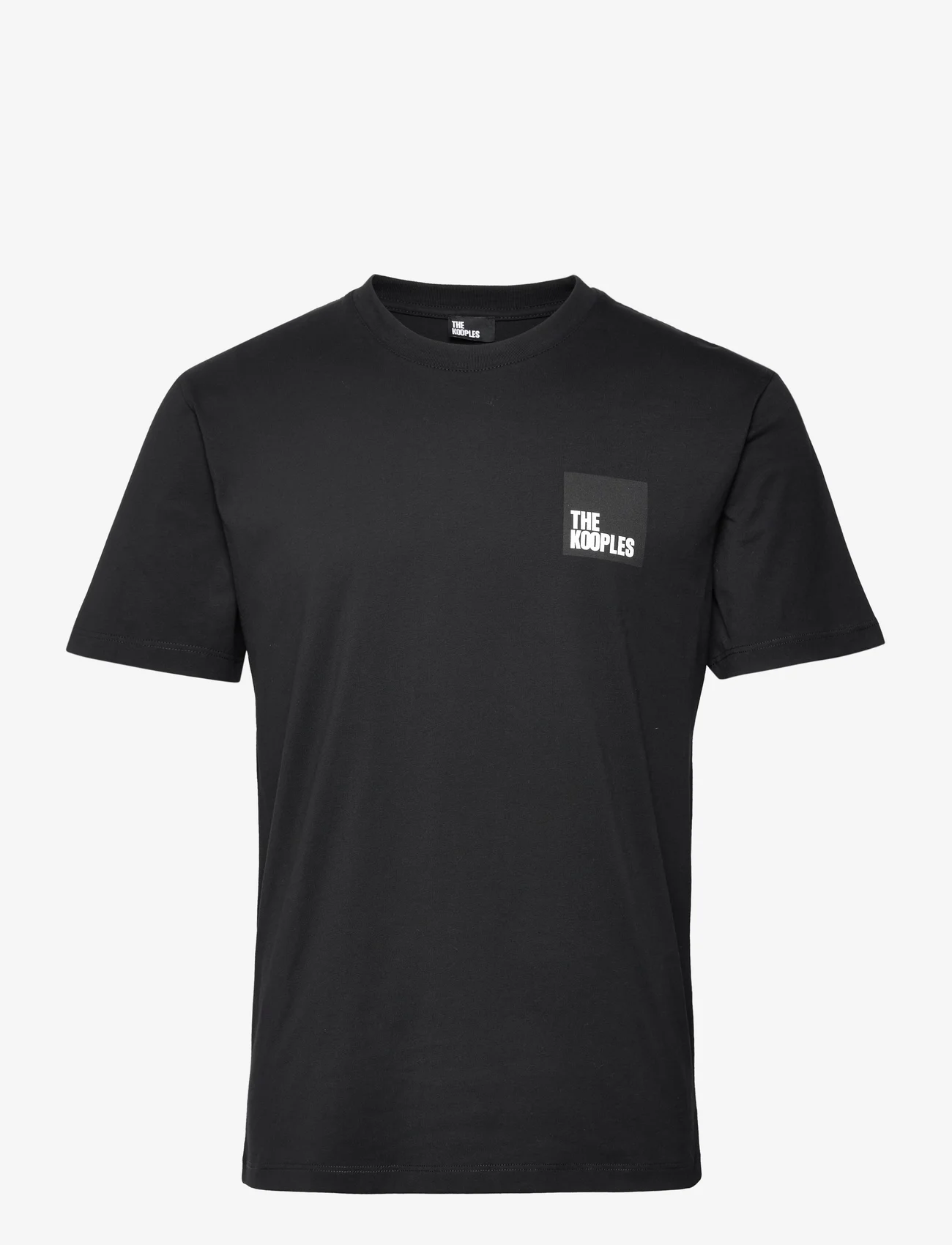 The Kooples - T-SHIRT MC - laisvalaikio marškinėliai - black - 0