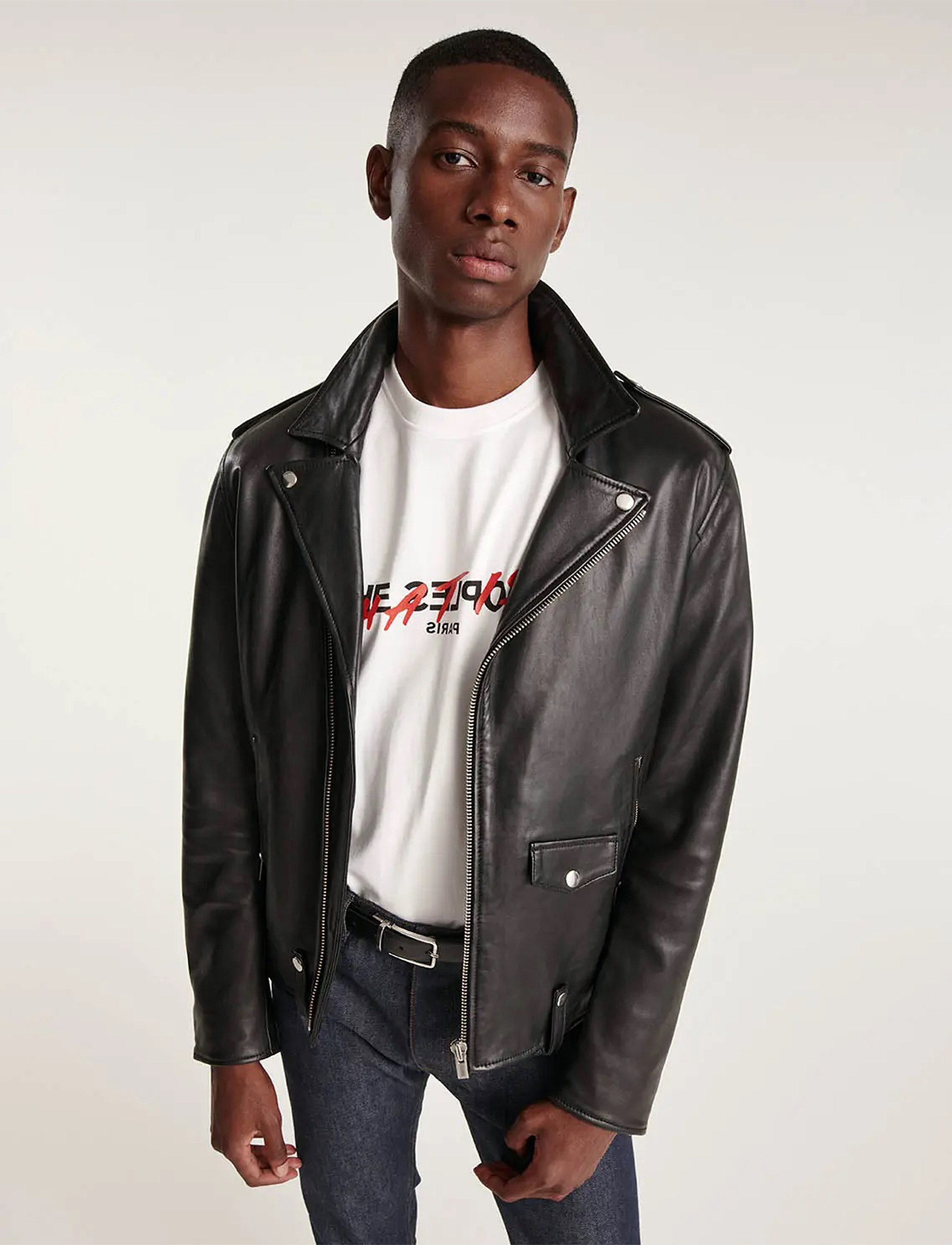 BLOUSON CUIR