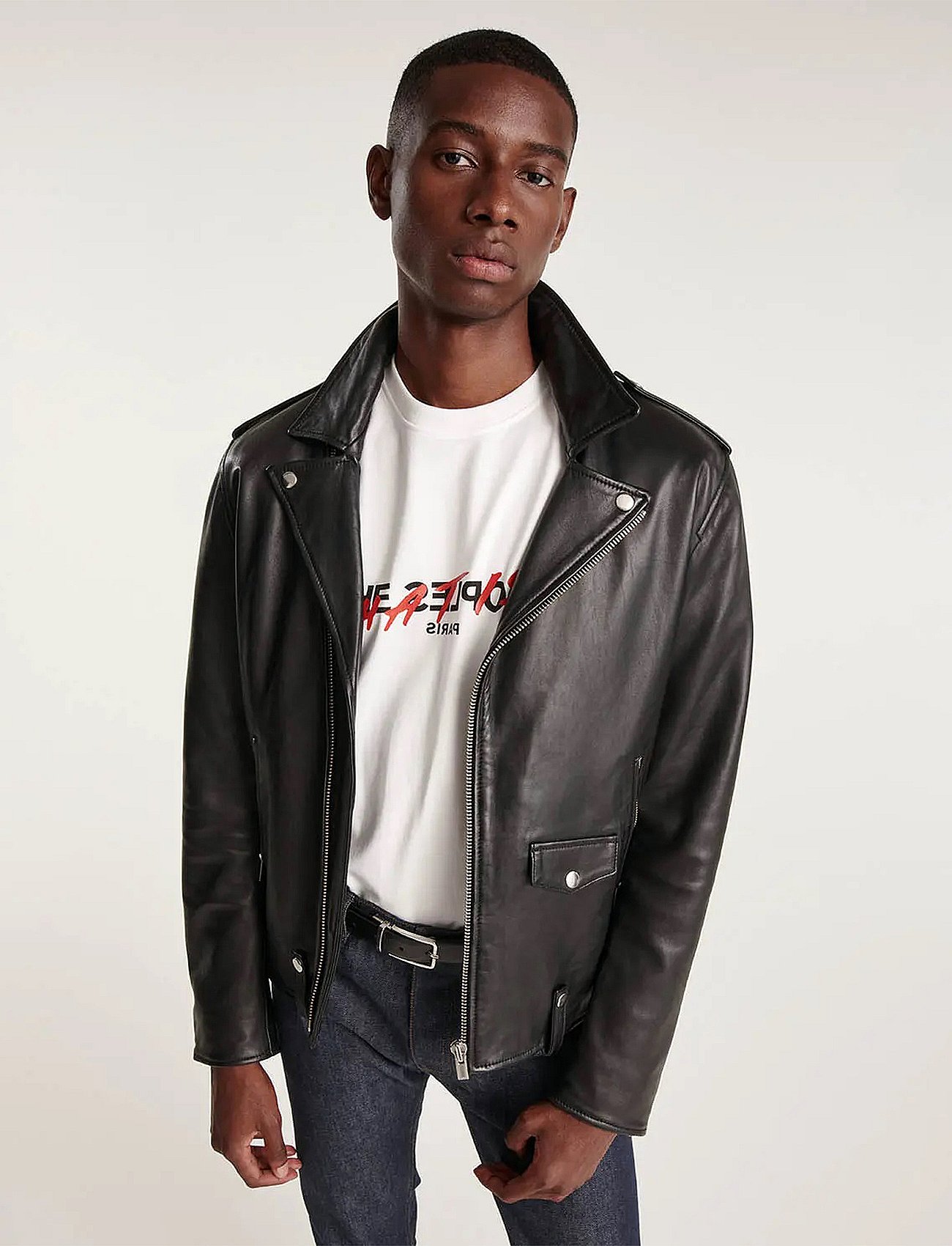 BLOUSON CUIR