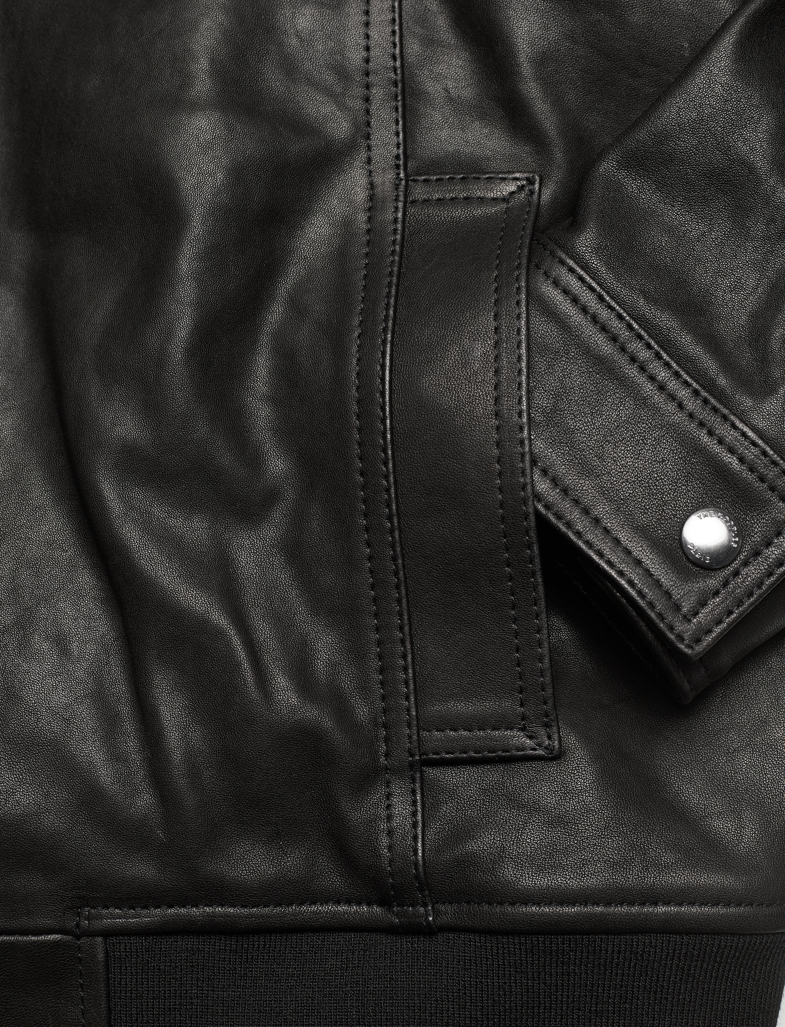 The Kooples - BLOUSON CUIR - black - 3