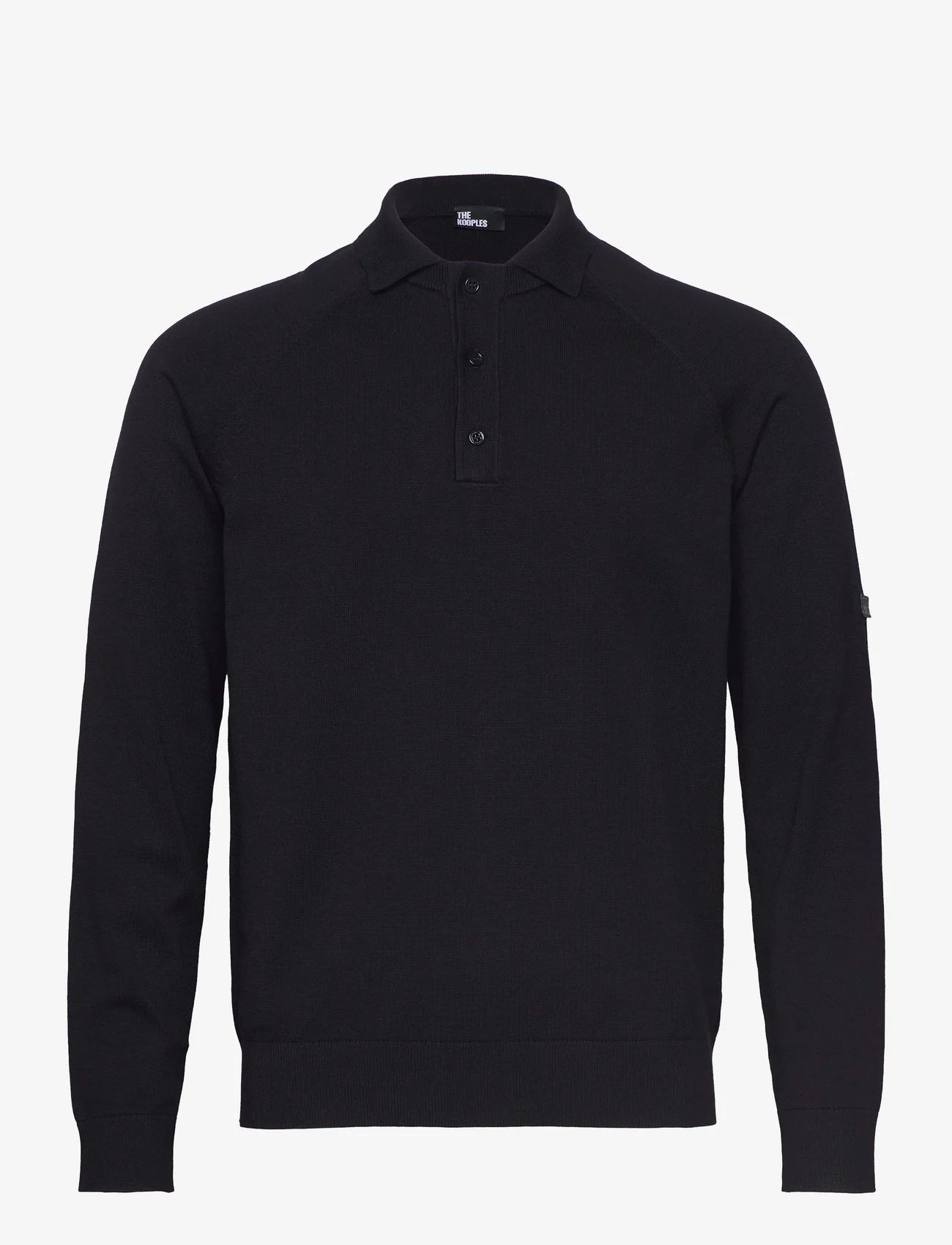 The Kooples - PULL - trikotažiniai polo marškinėliai - black - 0