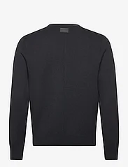 The Kooples - PULL - megztinis su apvalios formos apykakle - black white - 1