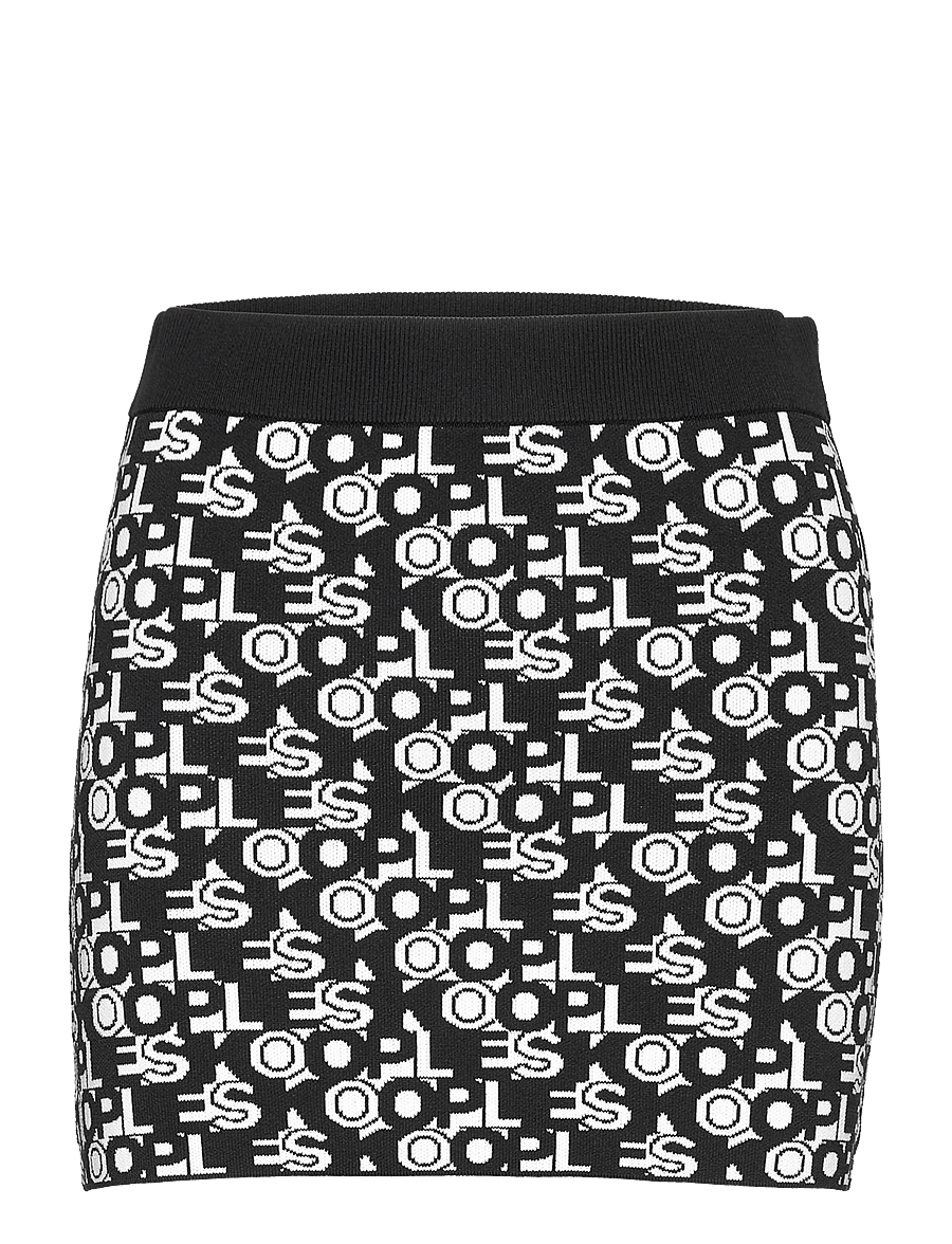 The Kooples - JUPE - korte skjørt - black white - 1