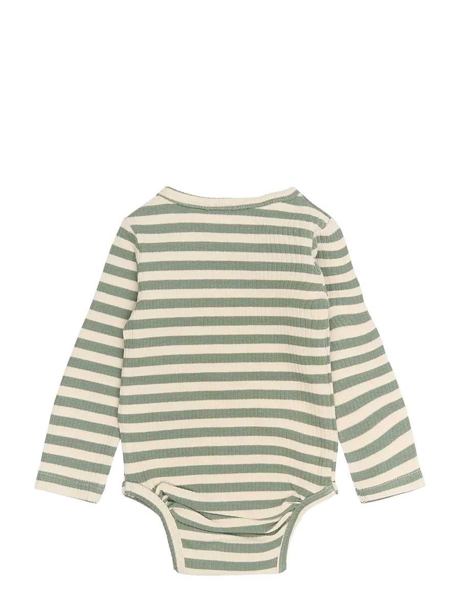 THE NEW SIBLINGS - TNSBFro L_S Rib Body - lily pad striped - 1