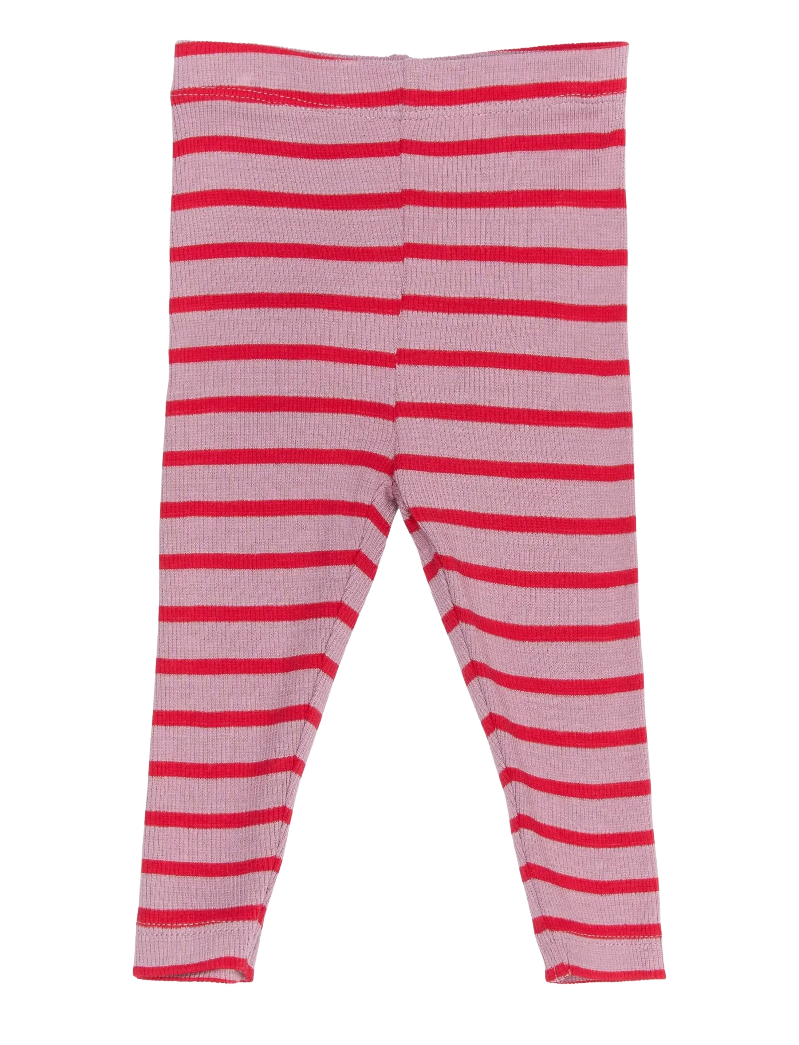 THE NEW SIBLINGS - TNSBRie Rib Leggings - leggings - mauve shadows striped - 2