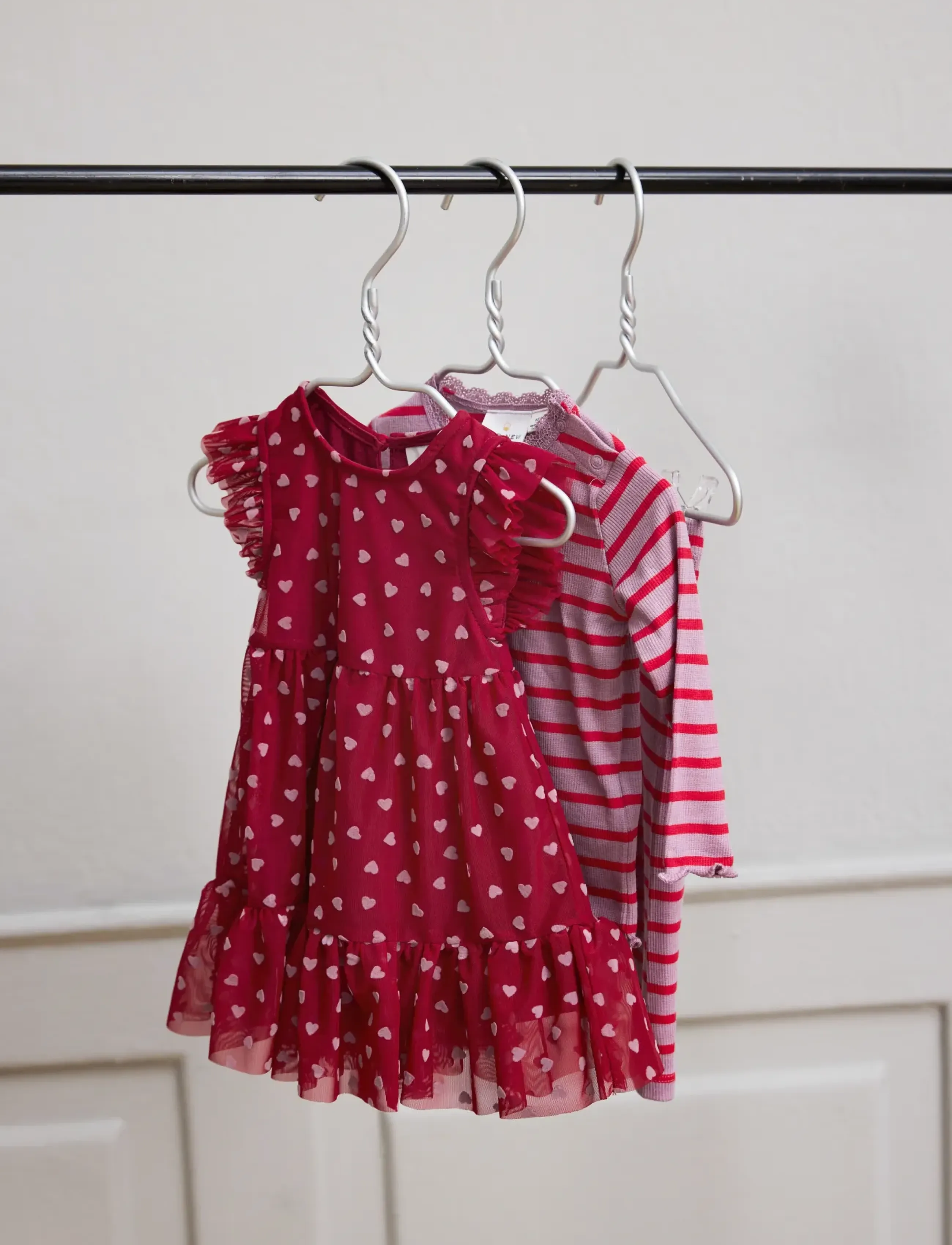 THE NEW SIBLINGS - TNSBRie Rib Leggings - leggings - mauve shadows striped - 0