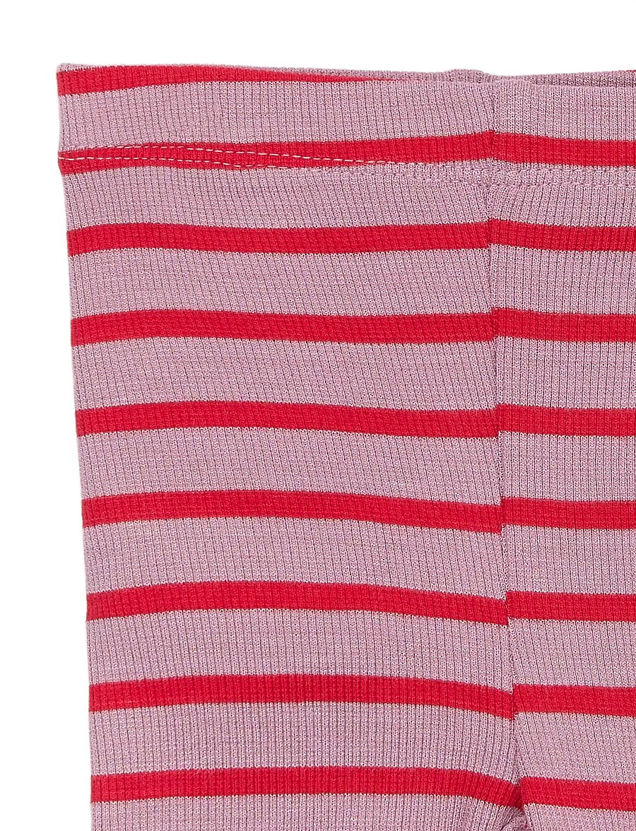 THE NEW SIBLINGS - TNSBRie Rib Leggings - leggings - mauve shadows striped - 3