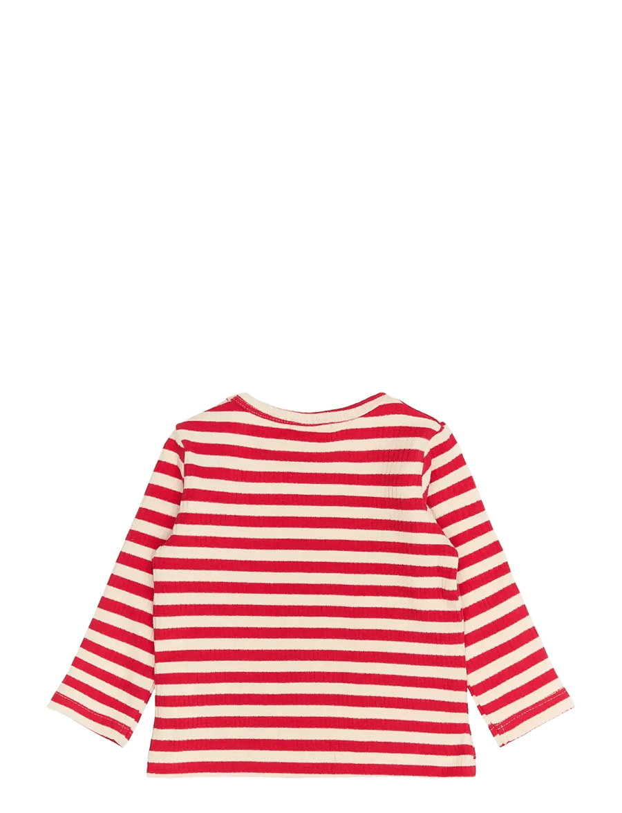 THE NEW SIBLINGS - TNSBFro L_S Rib Tee - ski patrol striped - 1