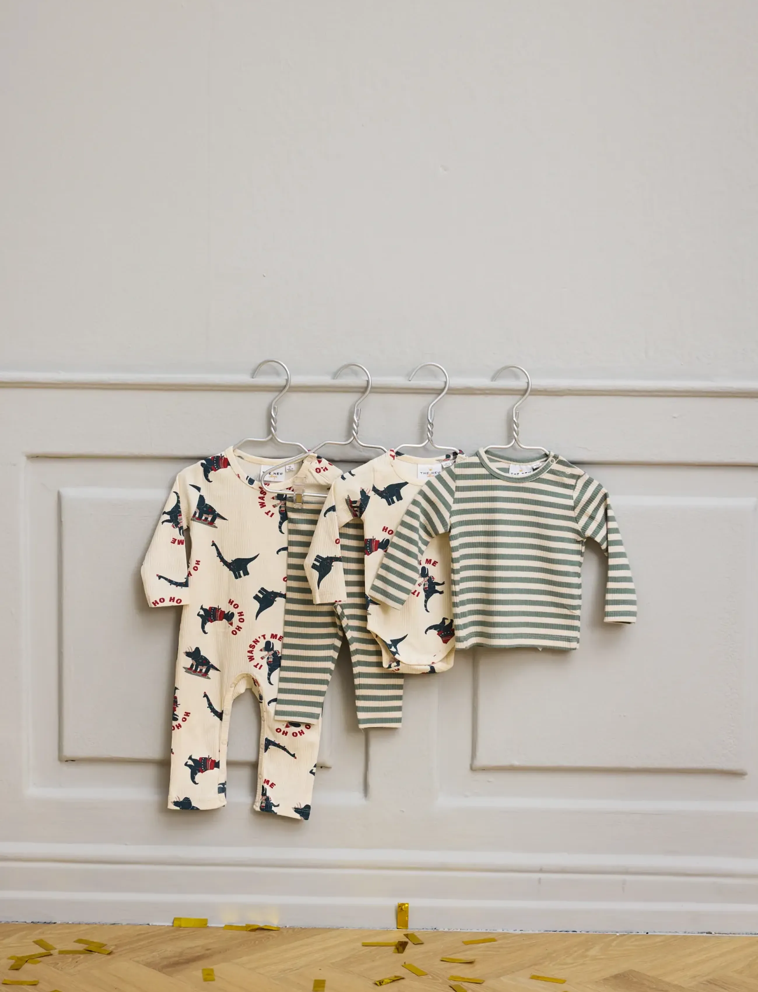 THE NEW SIBLINGS - TNSBFro Rib Leggings - höstkläder - lily pad striped - 0