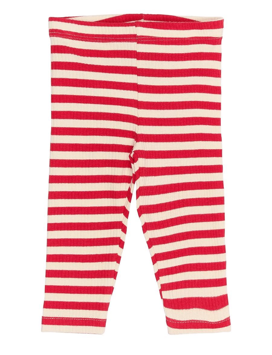 THE NEW SIBLINGS - TNSBFro Rib Leggings - leggings - ski patrol striped - 0
