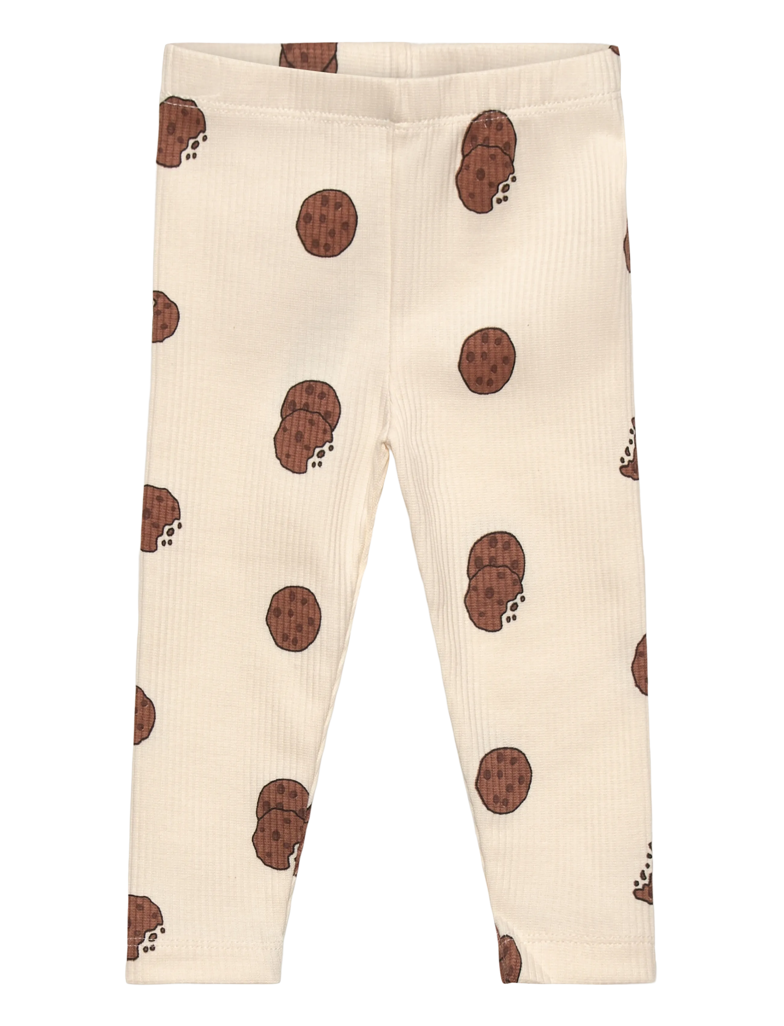 THE NEW SIBLINGS TNSBRyan Rib Leggings - Kläder - GARDENIA AOP / cream