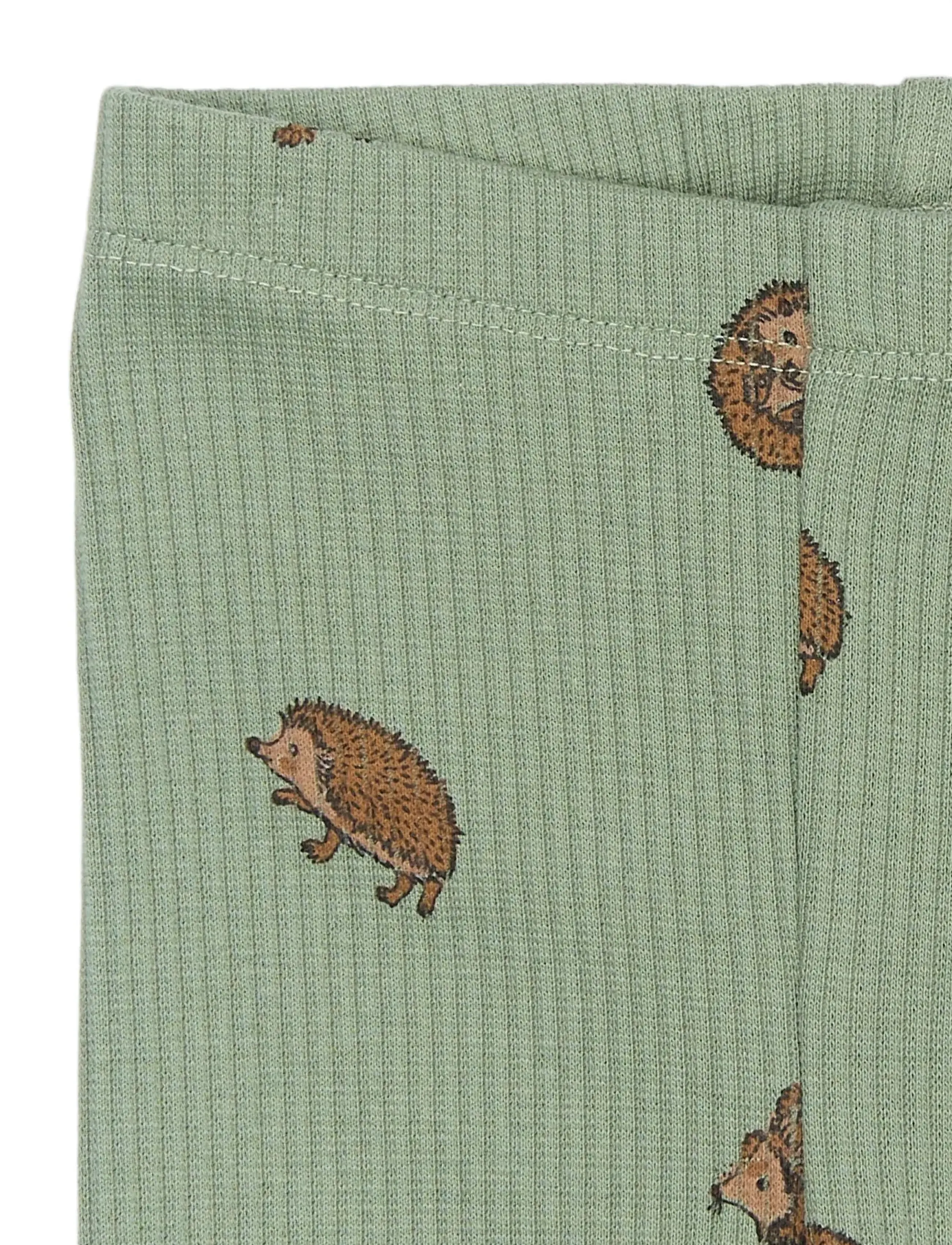 THE NEW SIBLINGS - TNSBRiver Rib Leggings - lily pad aop - 2
