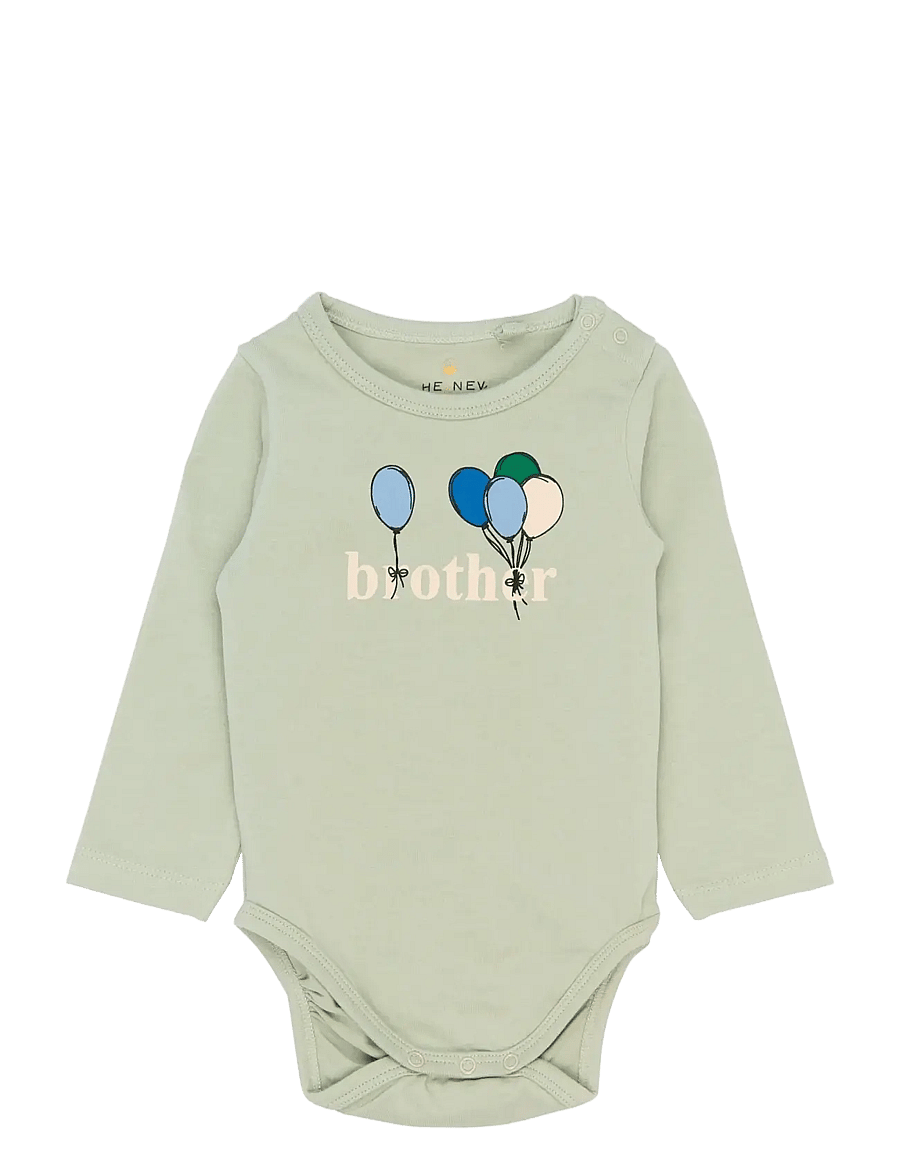 THE NEW SIBLINGS - TNSBBrother L_S Body - aqua gray - 0