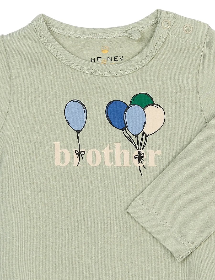 THE NEW SIBLINGS - TNSBBrother L_S Body - aqua gray - 2