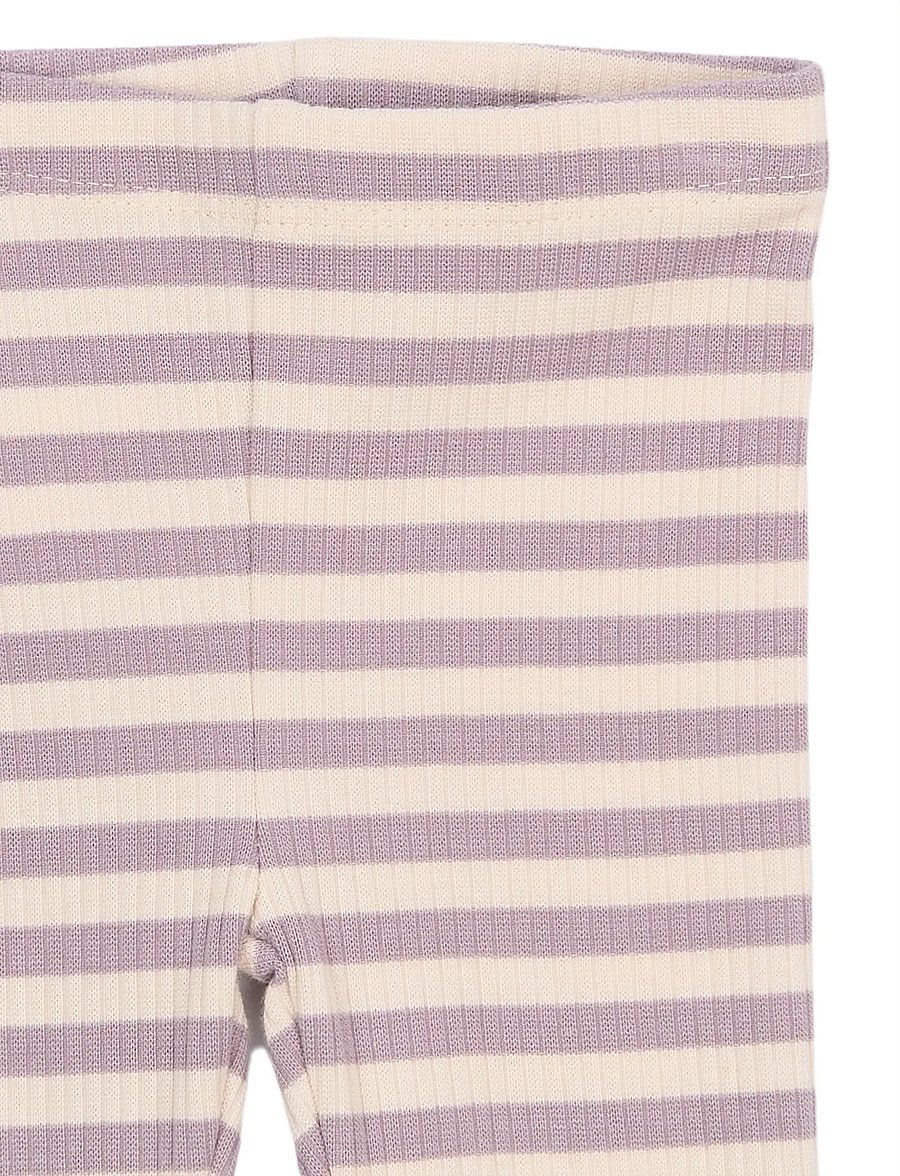 THE NEW SIBLINGS - TNSBFro Rib Leggings - leggings - sea fog striped - 2