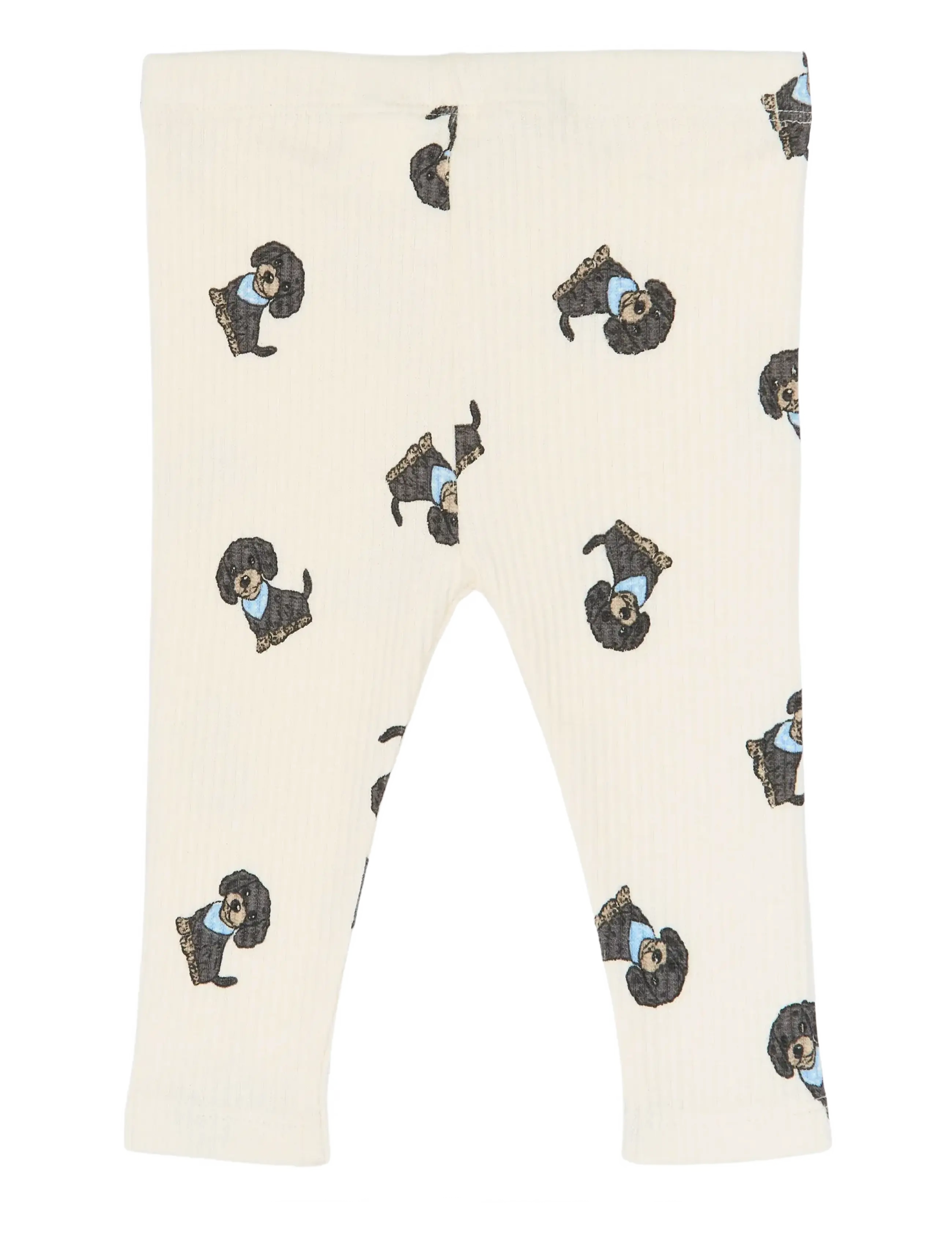 THE NEW SIBLINGS - TNSBSylvan Rib Leggings - höstkläder - gardenia aop - 1