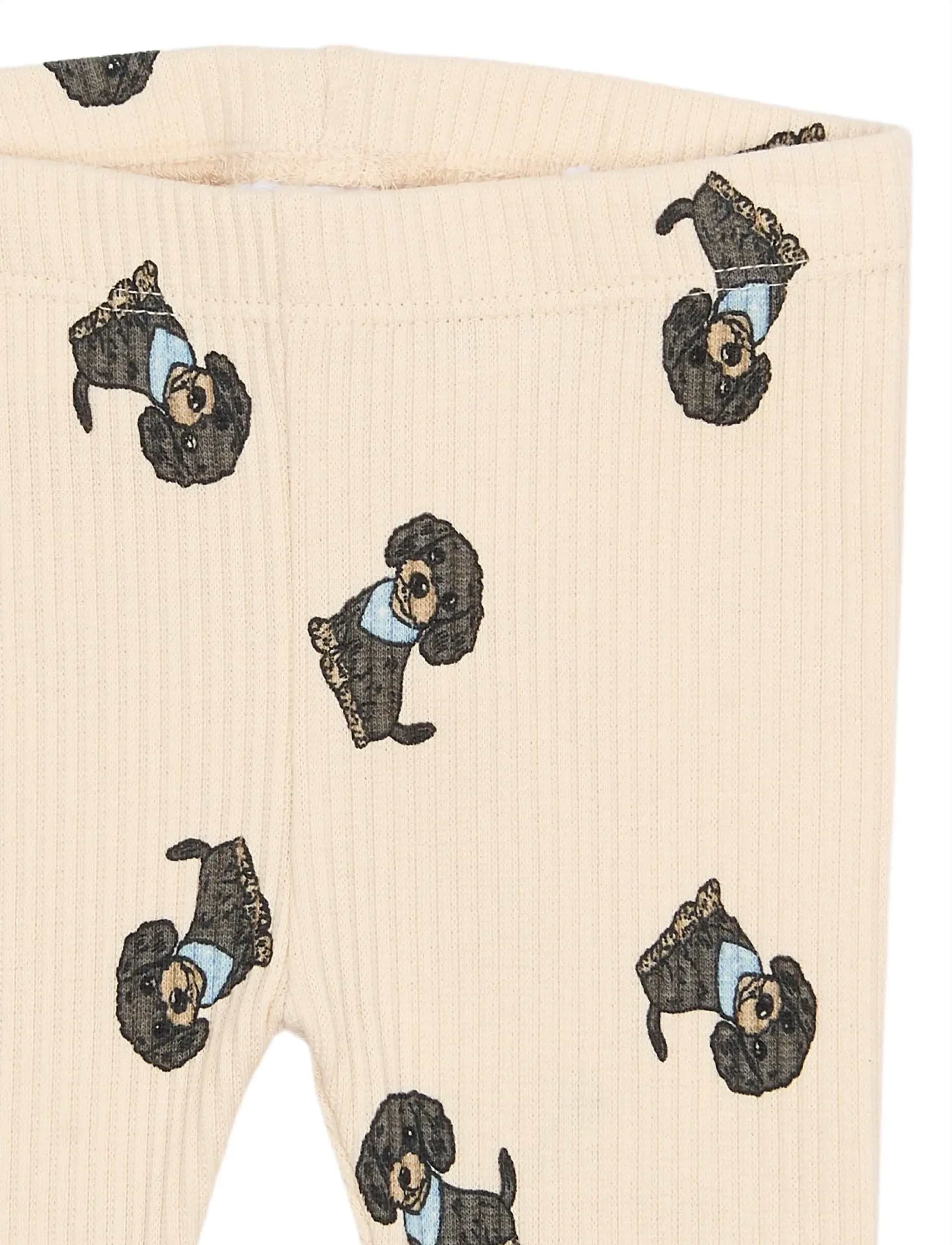 THE NEW SIBLINGS - TNSBSylvan Rib Leggings - leggings - gardenia aop - 2