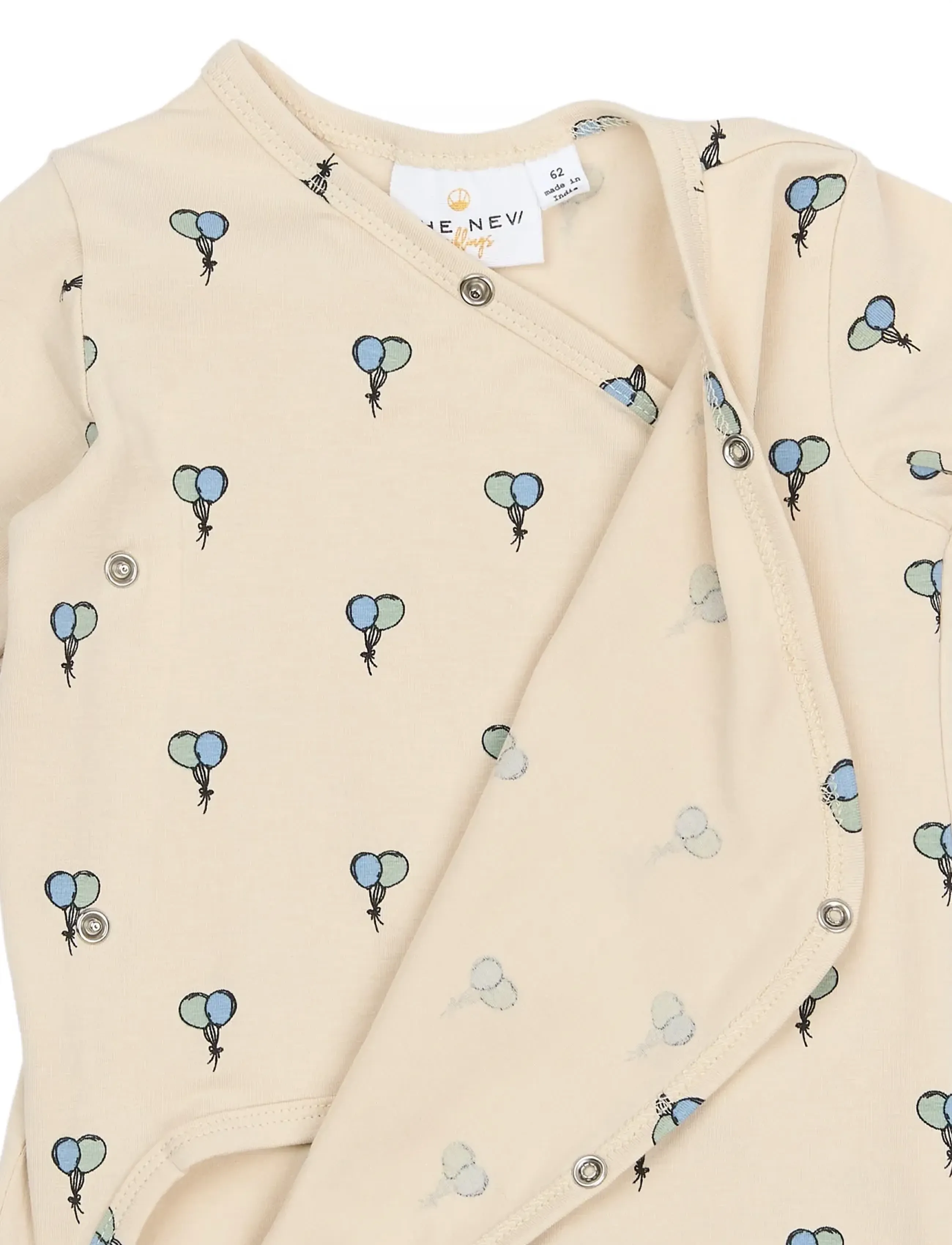 THE NEW SIBLINGS - TNSBSoon L_S Wrap Jumpsuit - gardenia aop - 2