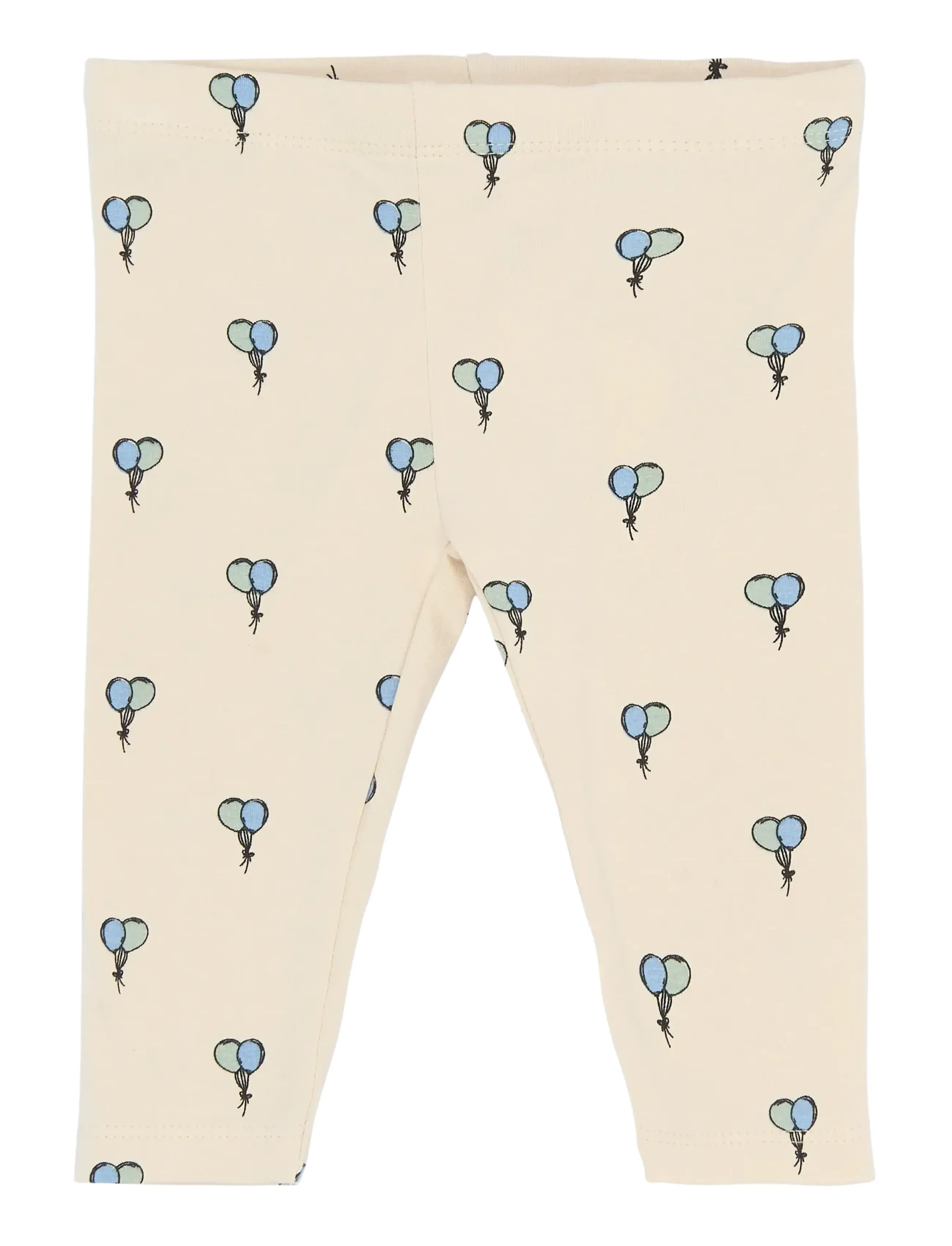 THE NEW SIBLINGS TNSBSoon Leggings - Riided - GARDENIA AOP / cream