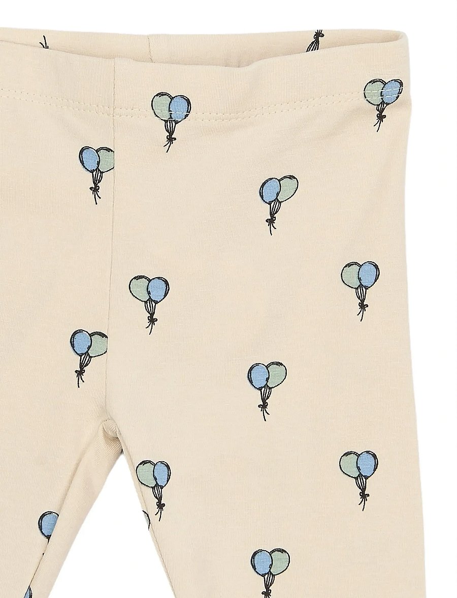 THE NEW SIBLINGS - TNSBSoon Leggings - leggings - gardenia aop - 2