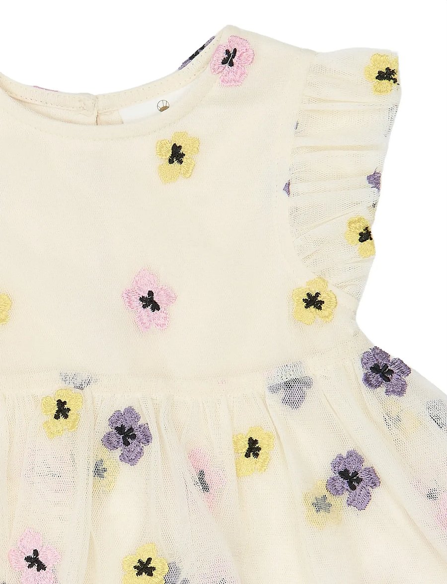 THE NEW SIBLINGS - TNSBSvelda S_L Dress - Ärmellose babykleider - gardenia emb - 2
